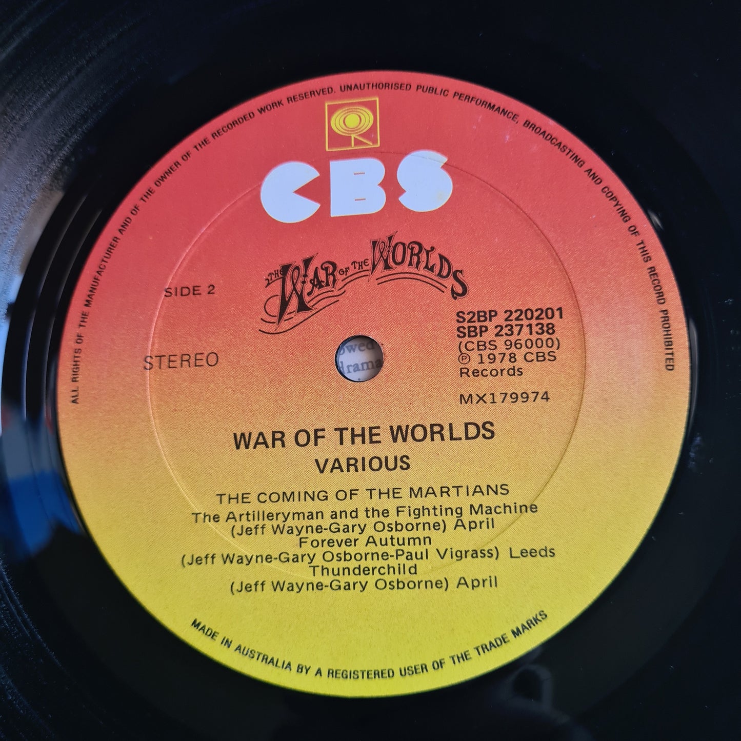 War Of The Worlds – Jeff Wayne's Musical Version Of The War Of The Worlds - 1978 (Gatefold 2LP) - Vinyl Record