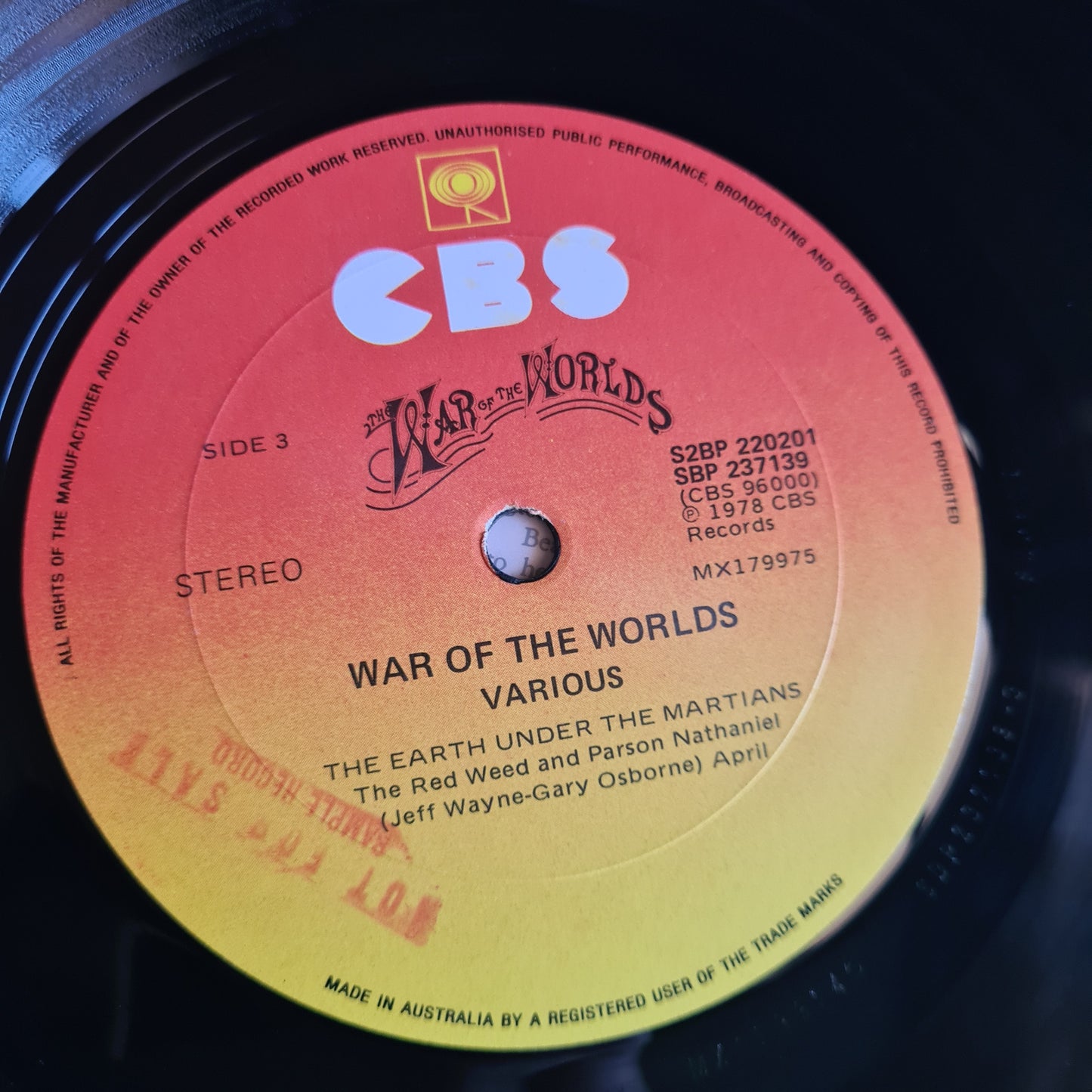 War Of The Worlds – Jeff Wayne's Musical Version Of The War Of The Worlds - 1978 (Gatefold 2LP) - Vinyl Record
