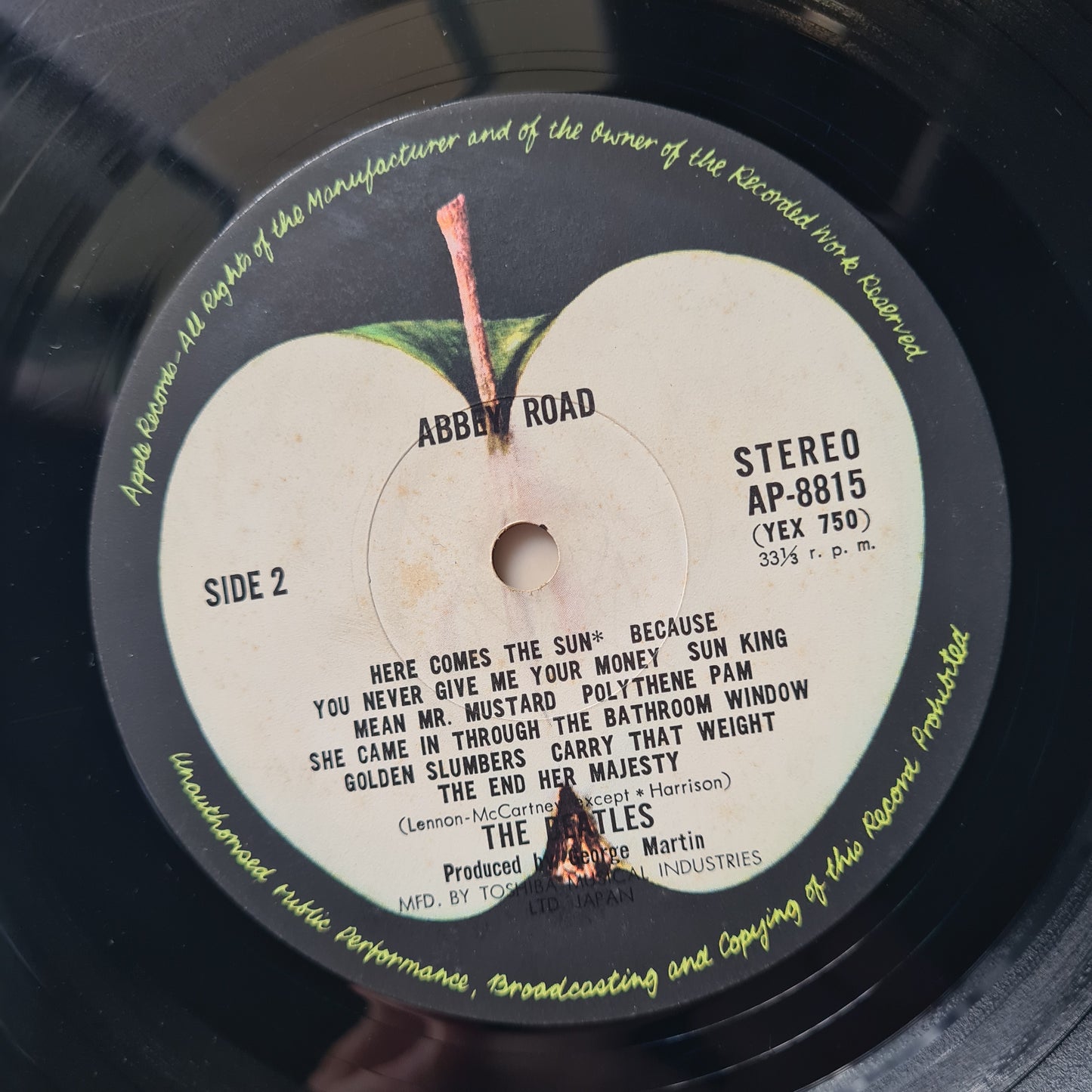 The Beatles – Abbey Road - 1969 (Japanese Pressing) - Vinyl Record LP