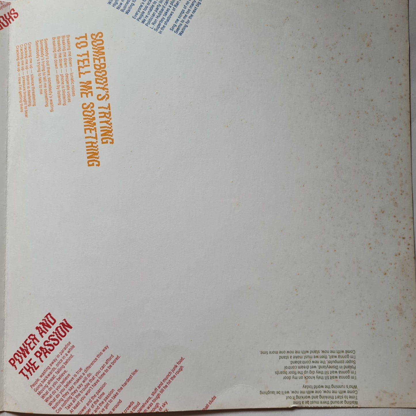 Midnight Oil – 10,9,8,7,6,5,4,3,2,1 - 1982 - Vinyl Record LP