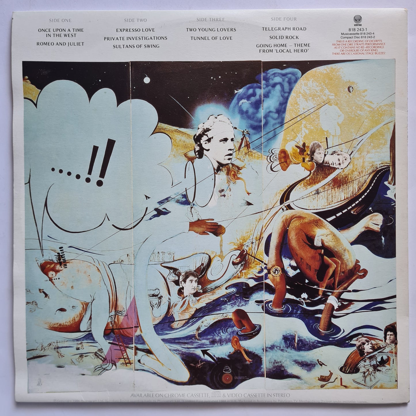 Dire Straits – Alchemy: Dire Straits Live - 1984 (Gatefold) - 2LP Vinyl Record