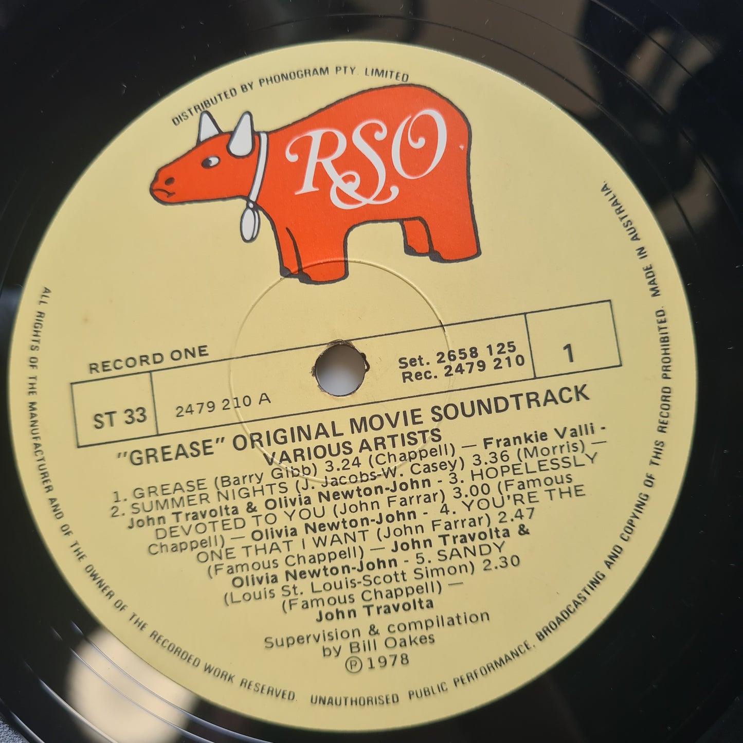 Grease – Original Soundtrack From The Motion Picture - 1978 (2LP Gatefold) - Vinyl Record
