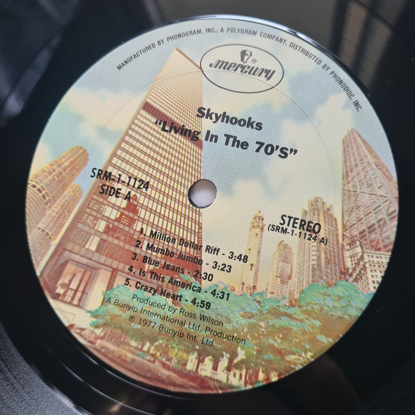 Skyhooks – Living In The 70's - 1977 (RARE USA Compilation Pressing) - Vinyl Record LP