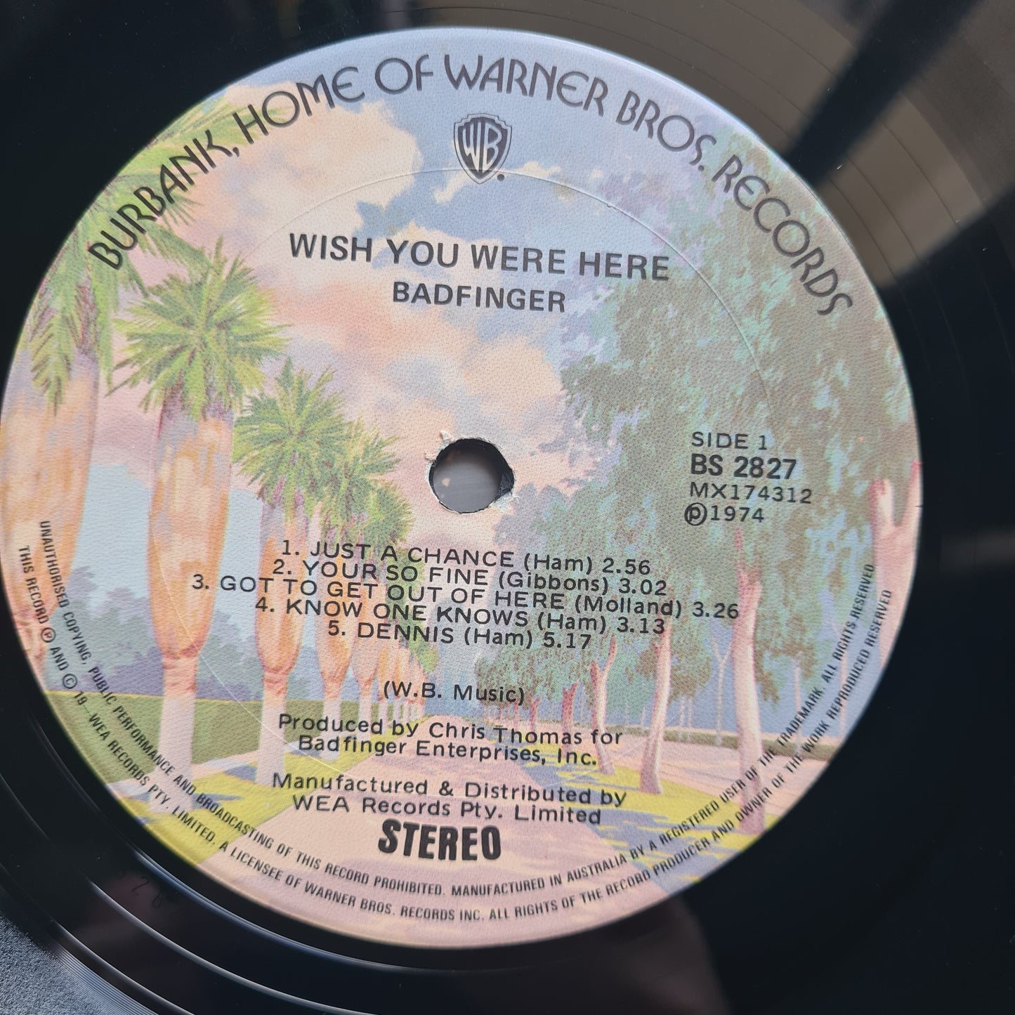 Badfinger – Wish You Were Here - 1974 - Vinyl Record LP