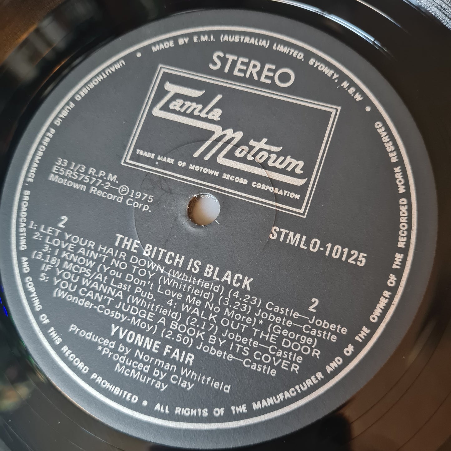 Yvonne Fair – The Bitch Is Black - 1975 - Vinyl Record LP