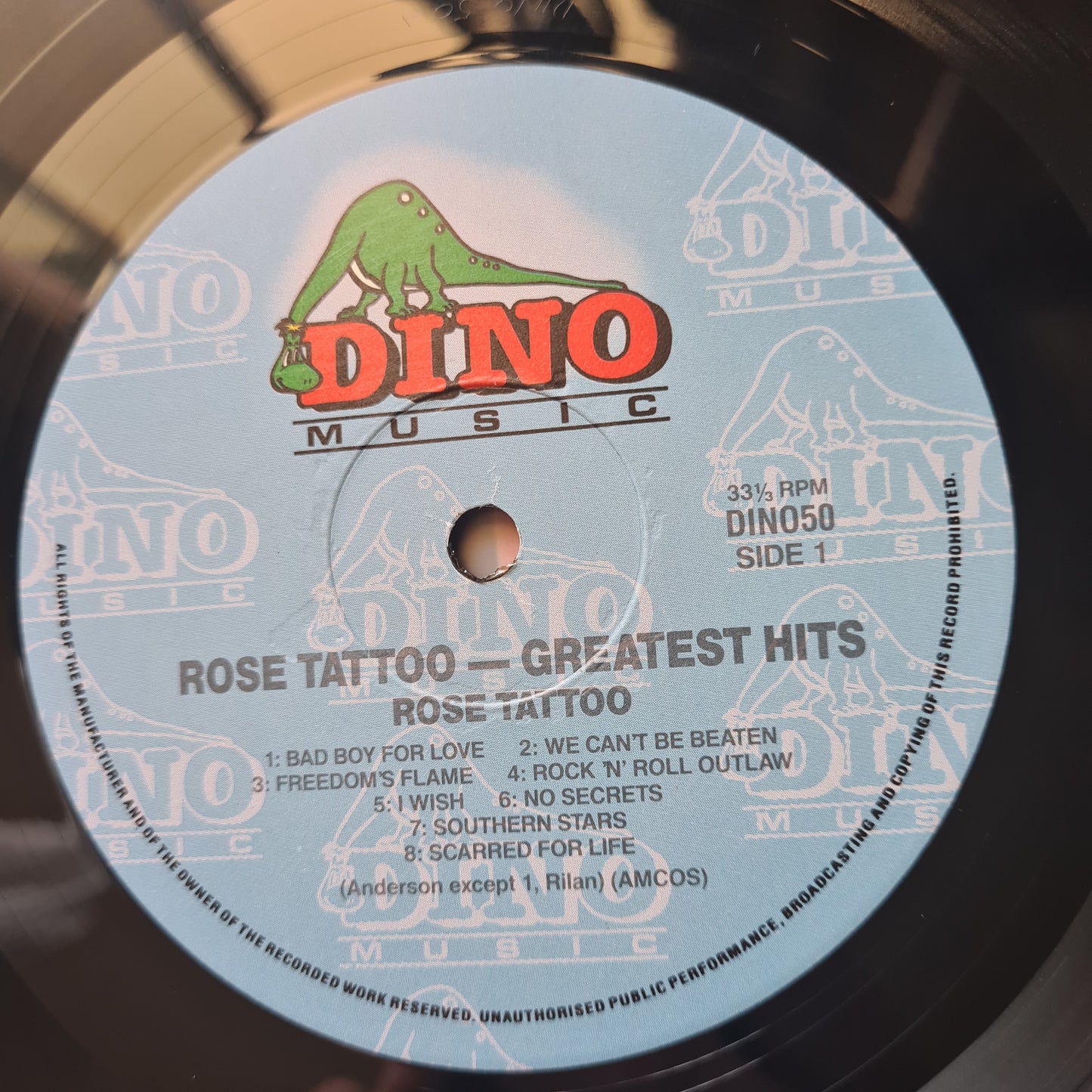 Rose Tattoo – Their Greatest Hits - 1987 - Vinyl Record LP