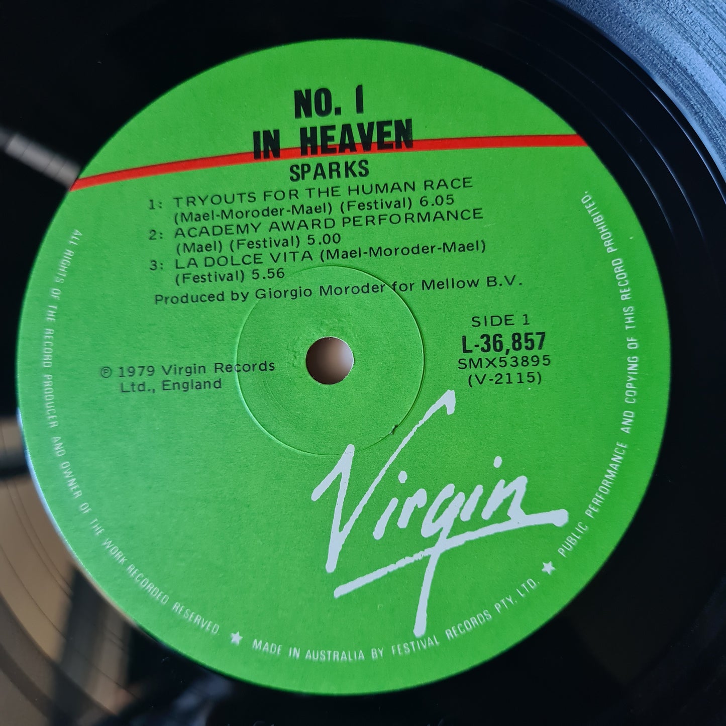 Sparks – No. 1 In Heaven - 1979 (Australian Pressing) - Vinyl Record LP