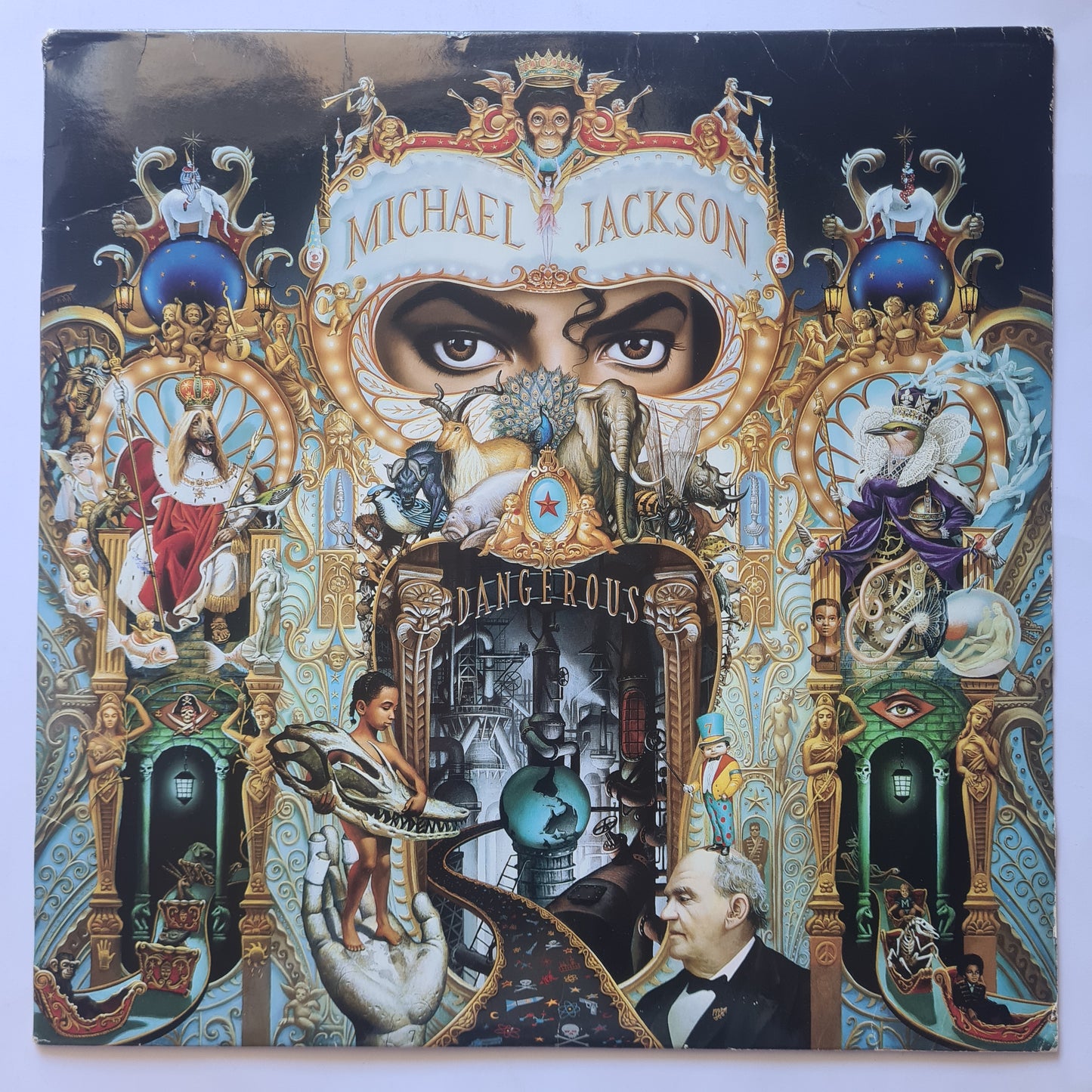Michael Jackson – Dangerous - 1991 (Original US Pressing) - Vinyl Record 2LP