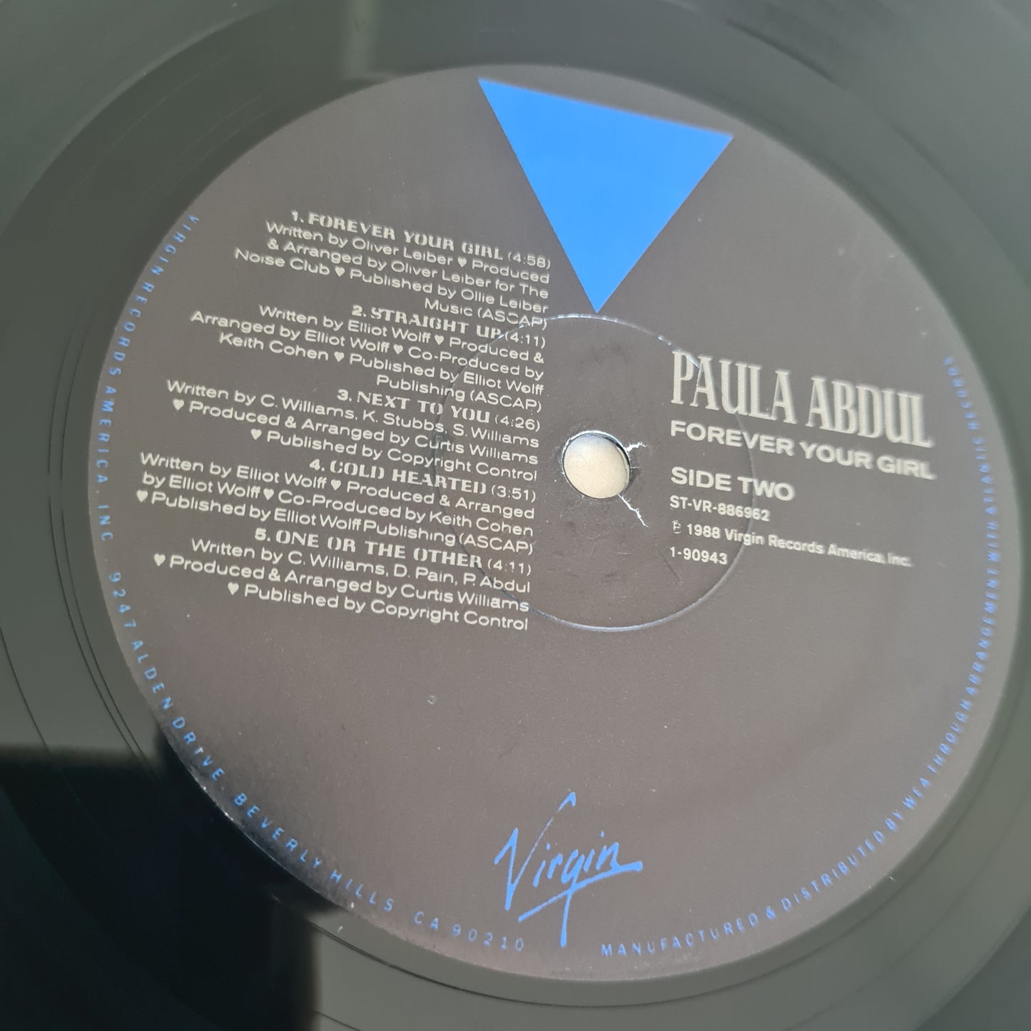 Paula Abdul – Forever Your Girl - 1988 - Vinyl Record LP