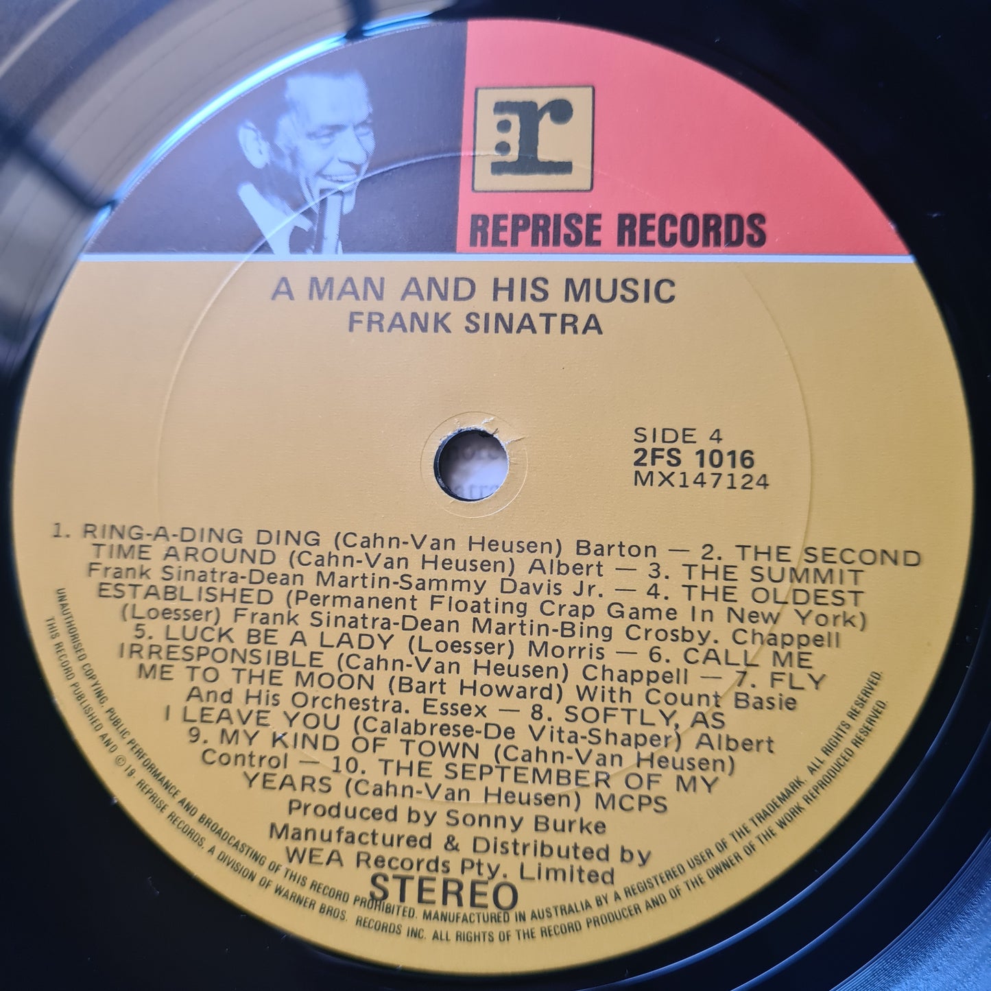 Frank Sinatra – A Man And His Music - 1965 - Vinyl Record 2LP