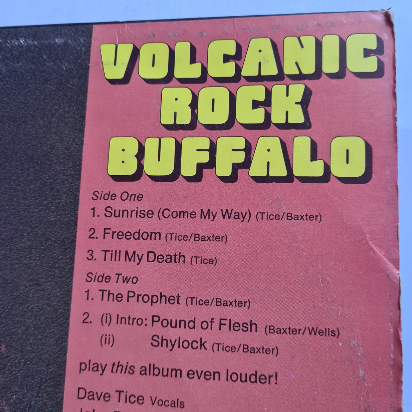 Buffalo – Volcanic Rock- 1973 (2nd Pressing, vertigo spaceship label - Vinyl Record LP (Gatefold)