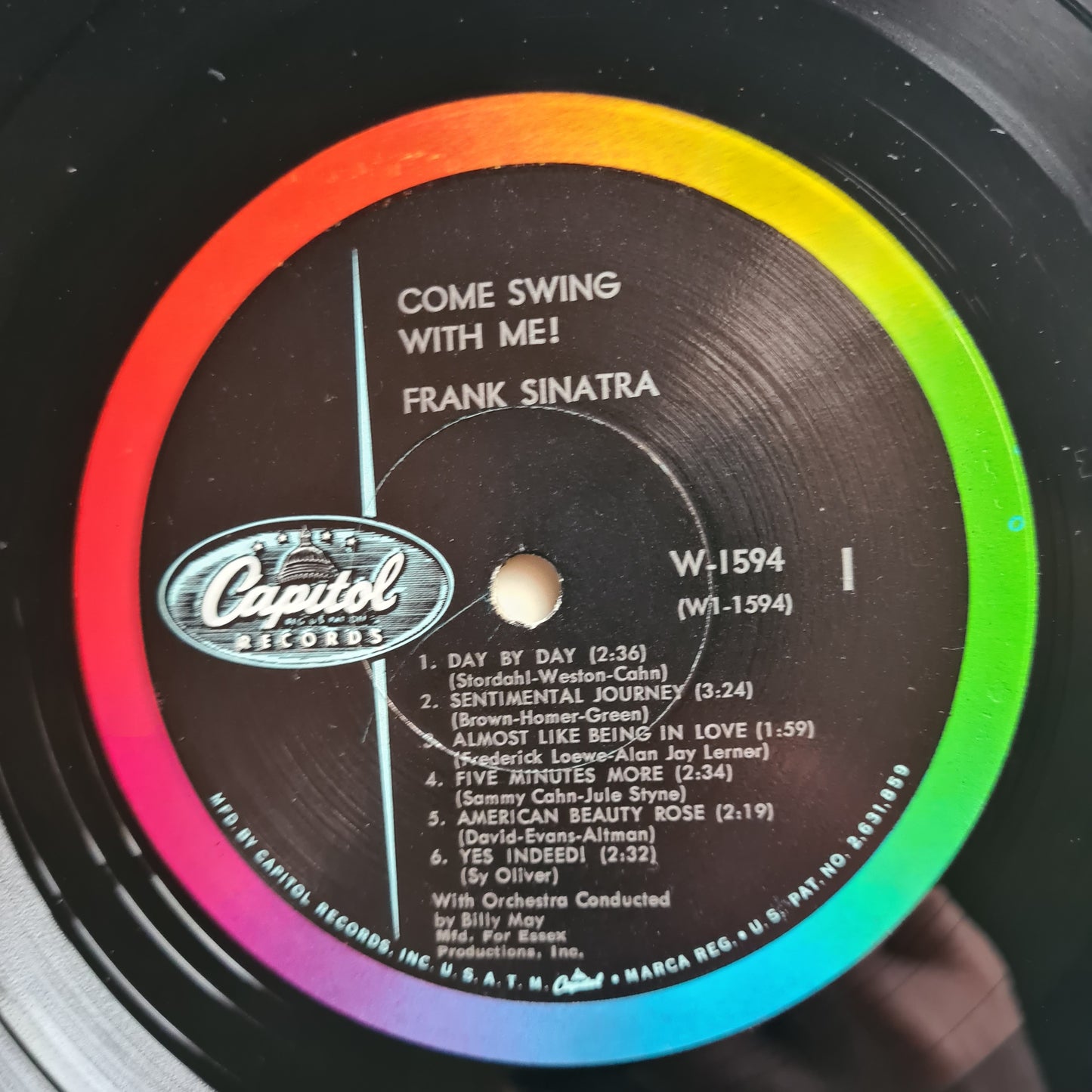 Frank Sinatra – Come Swing With Me! - 1961 - Vinyl Record LP