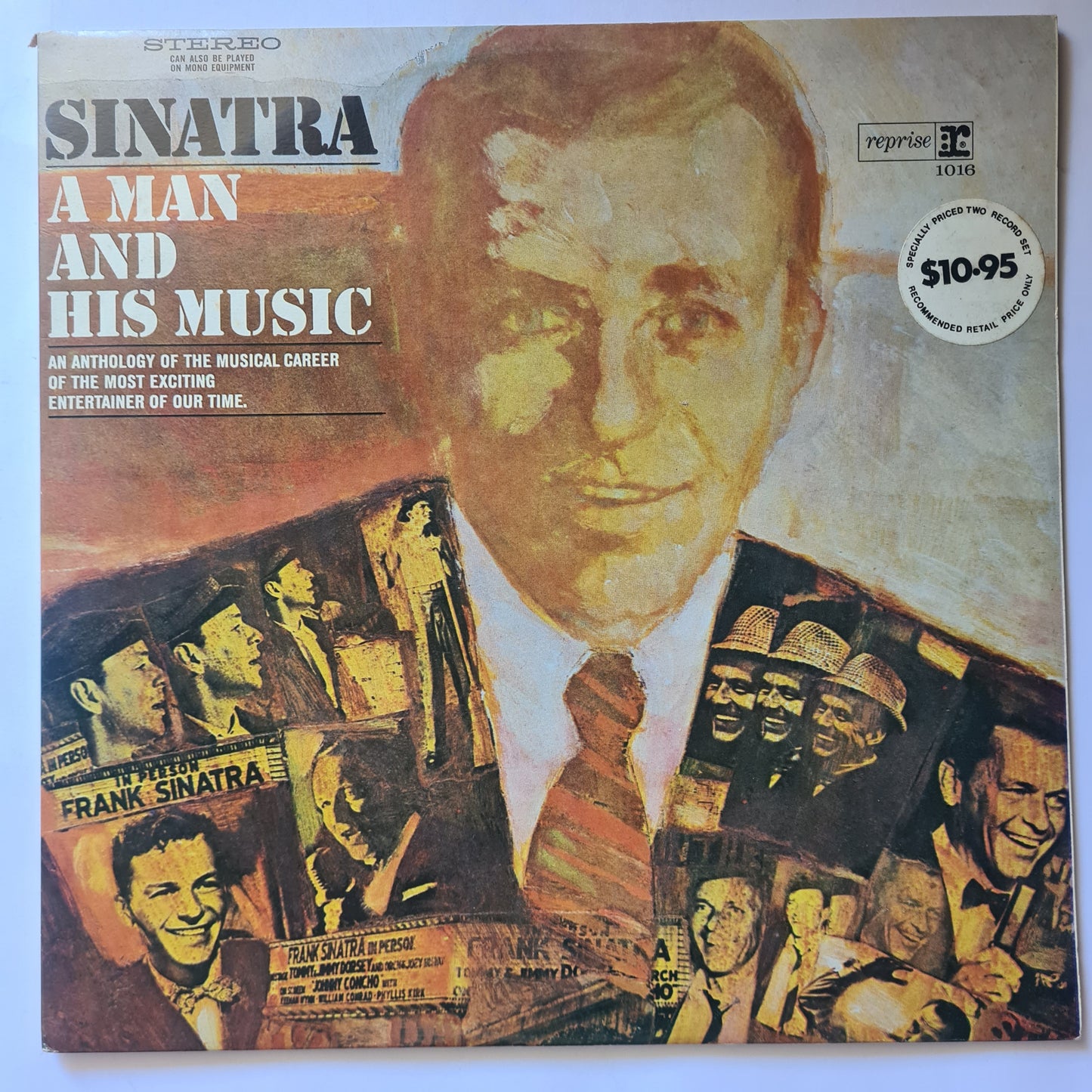 Frank Sinatra – A Man And His Music - 1965 - Vinyl Record 2LP