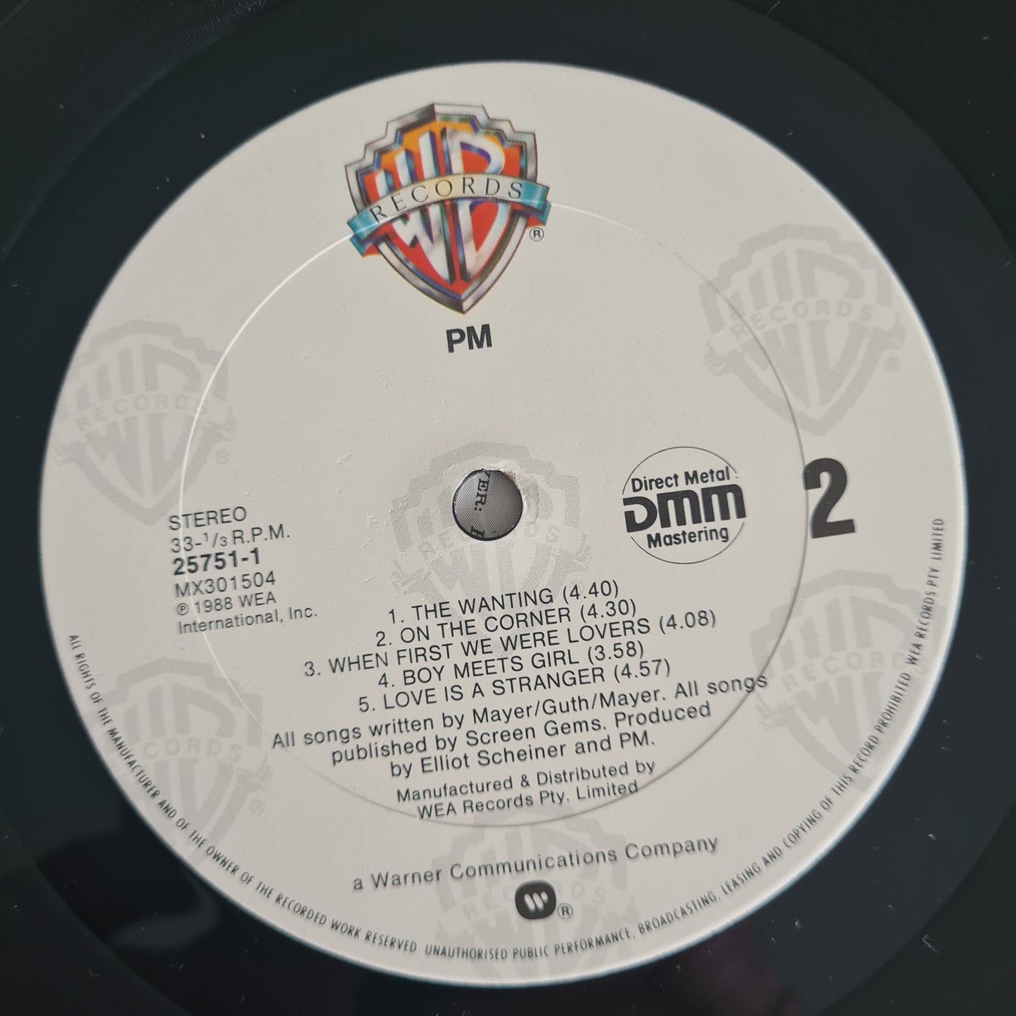 PM – PM - 1988 - Vinyl Record LP