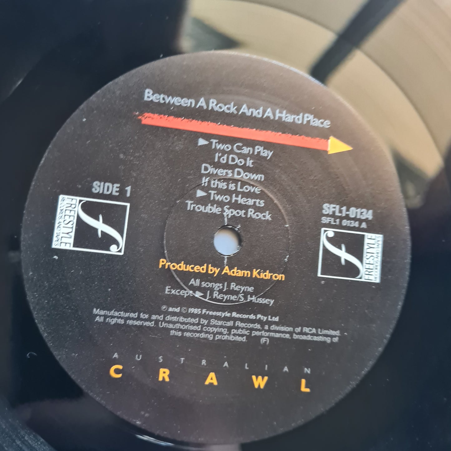 Australian Crawl – Between A Rock & A Hard Place - 1985 - Vinyl Record LP