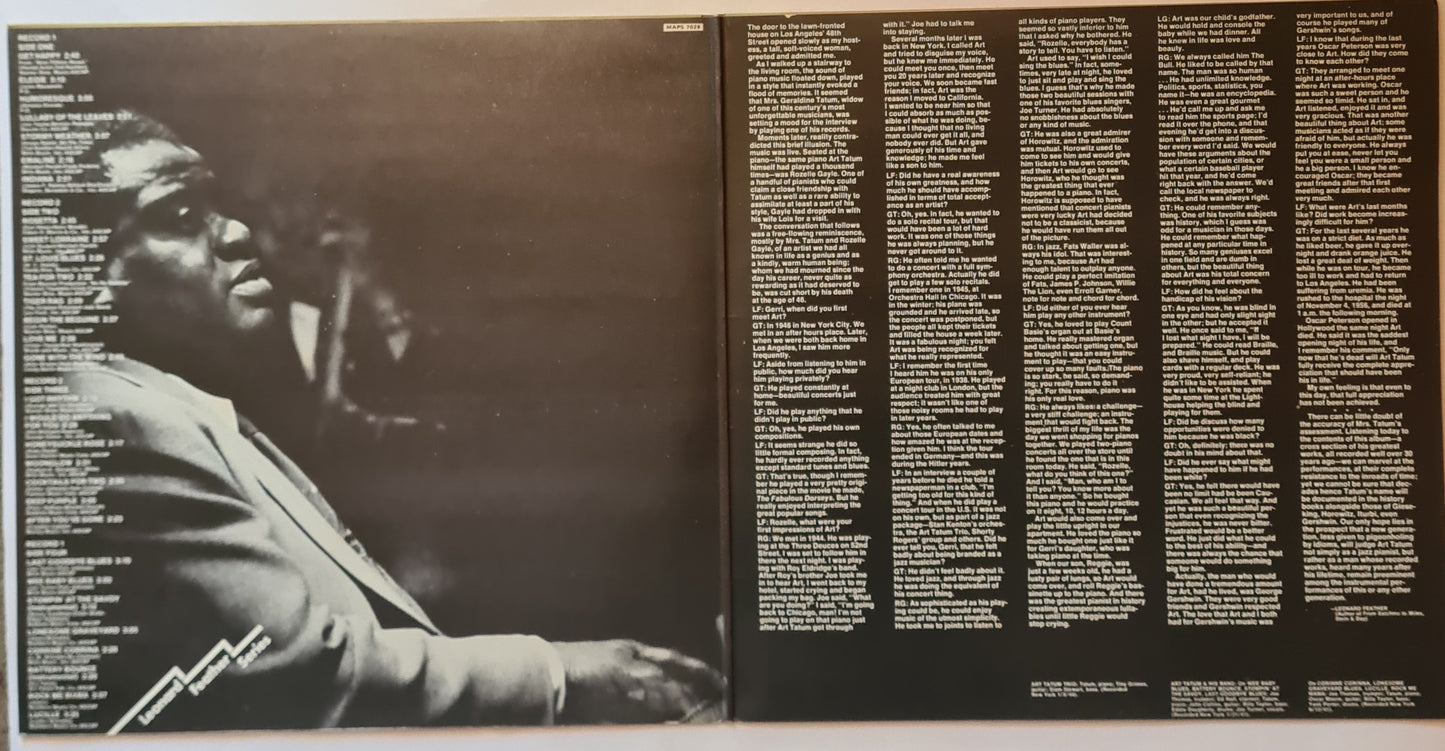 Art Tatum – Art Tatum Masterpieces - 1973 - Vinyl Record 2LP