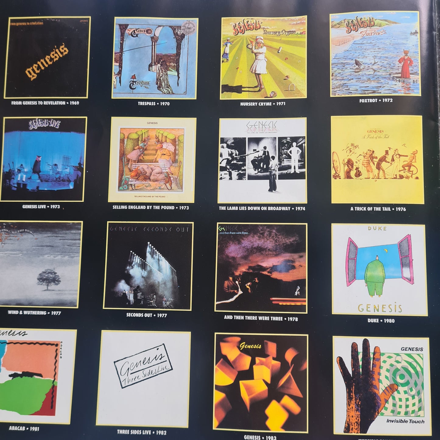 Genesis - Invisible Tour 1987 - Original Concert Tour Book/Program