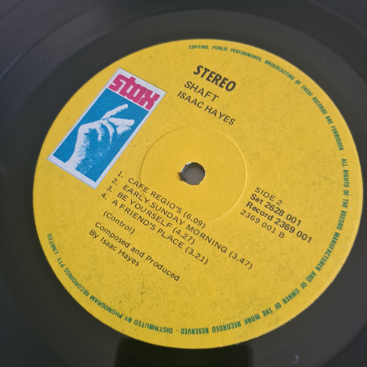 Isaac Hayes – Shaft - 1971 (Australian Pressing) - Vinyl Record 2LP Gatefold