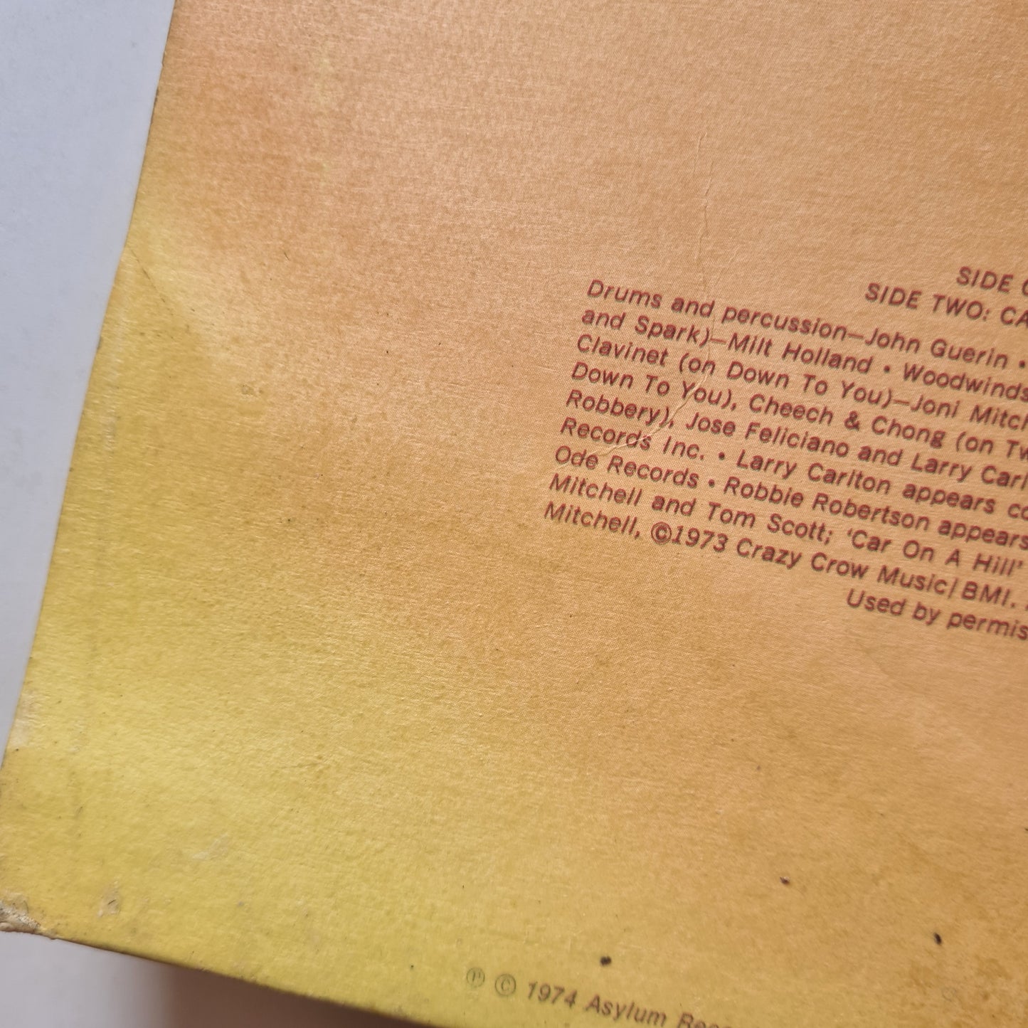 Joni Mitchell – Court & Spark - 1974 (Gatefold)- Vinyl Record LP