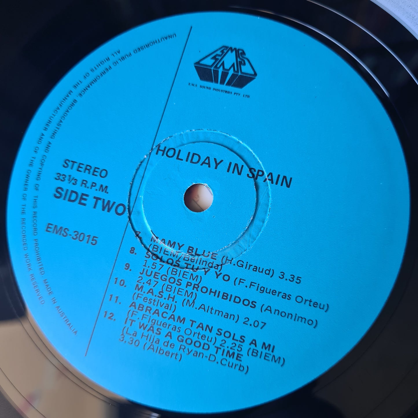 Manuel Lopez & His Guitars – Holiday In Spain - Vinyl Record LP