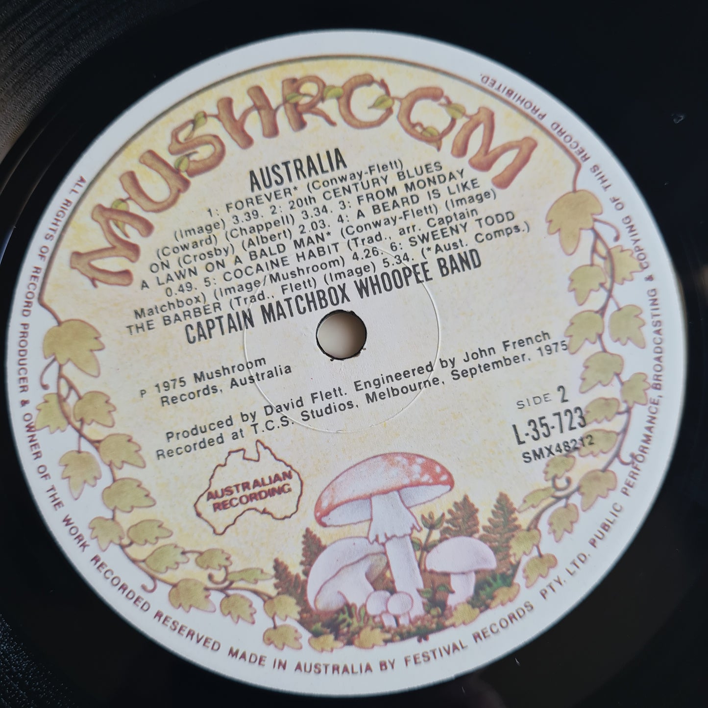 Captain Matchbox Whoopee Band – Australia - 1975 - Vinyl Record LP Gatefold (near mint)