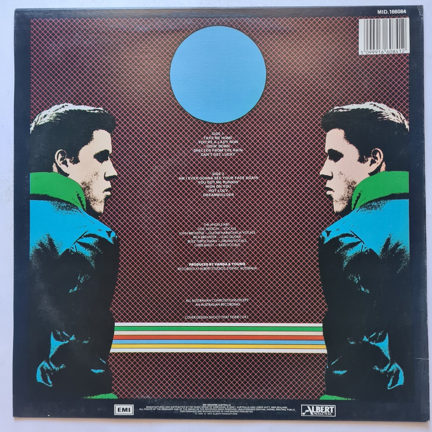 The Angels – The Angels - 1977 (1987 Red Label Pressing- Near Mint record looks Unplayed) - Vinyl Record LP