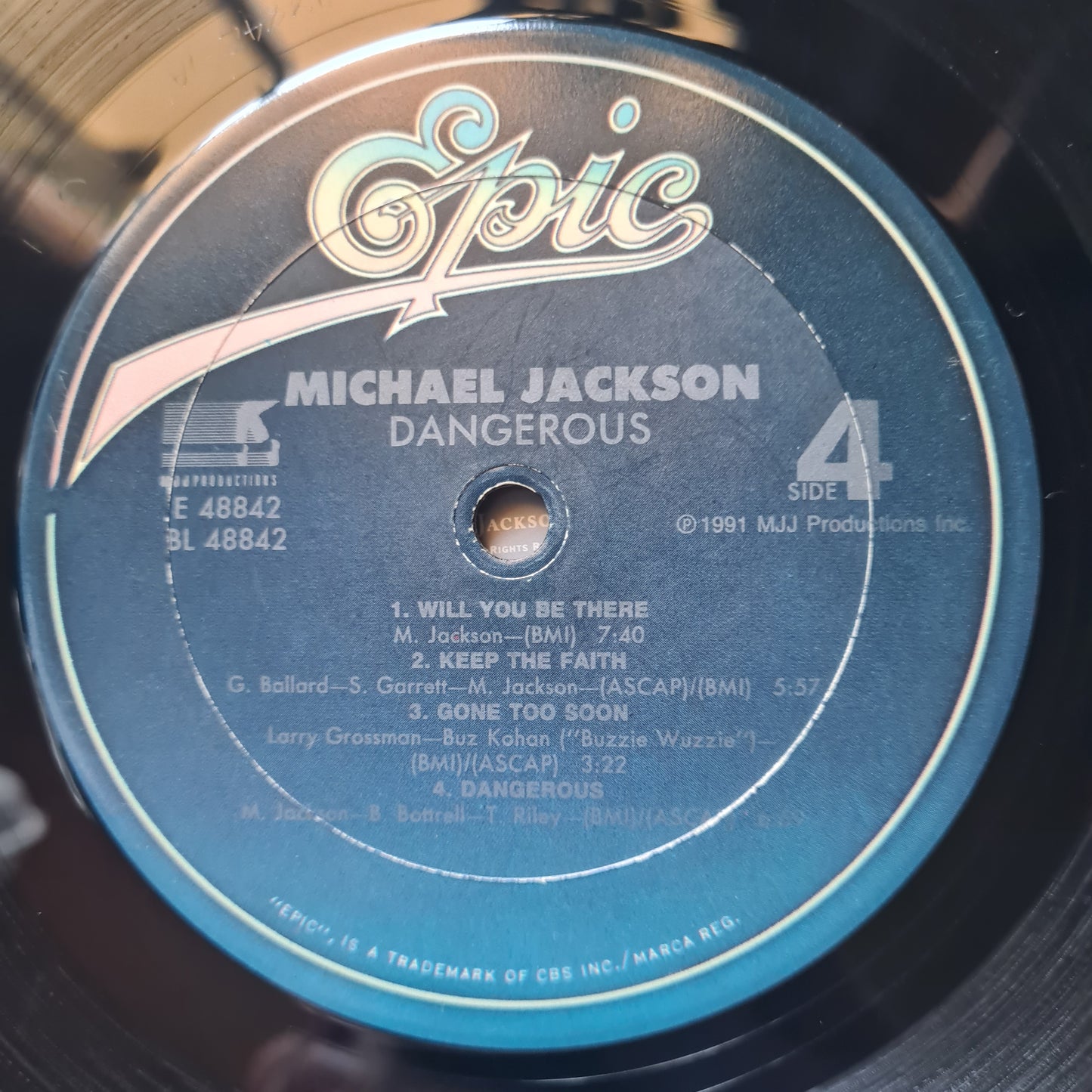 Michael Jackson – Dangerous - 1991 (Original US Pressing) - Vinyl Record 2LP