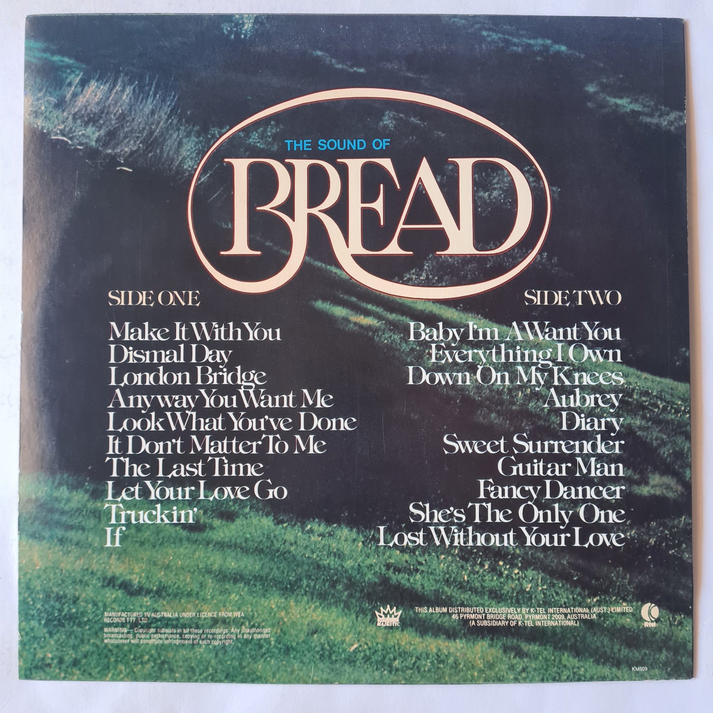 Bread – The Sound Of Bread: 20 Of Their Greatest Songs - 1979 - Vinyl Record LP