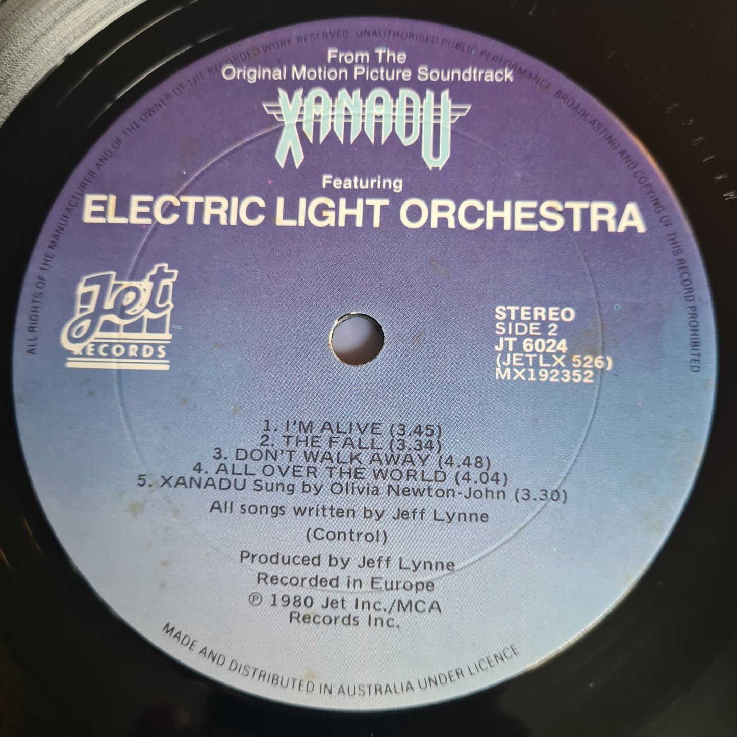 ELO & Olivia Newton John – Xanadu - 1980 (Gatefold) - Vinyl Record LP