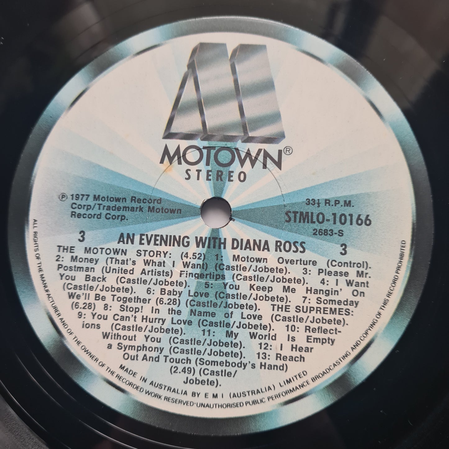 Diana Ross – An Evening With Diana Ross - 1977 - Vinyl Record 2LP (Motown)