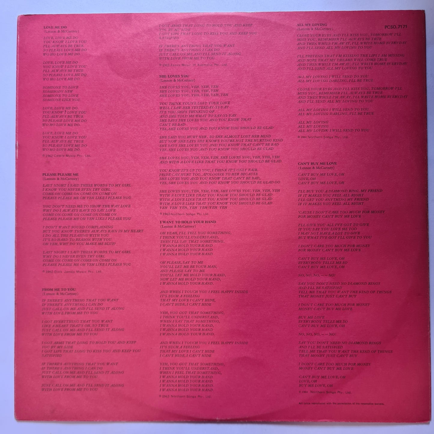 The Beatles – The Beatles 1962-1966 - 1987 (Australian Pressing) - Vinyl Record 2LP
