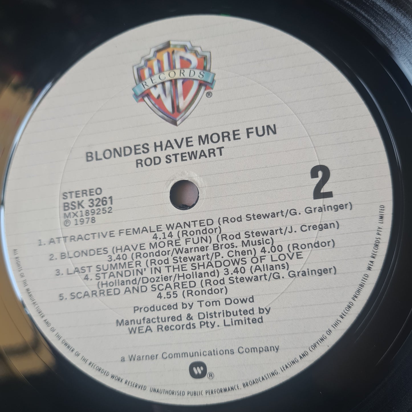 Rod Stewart – Blondes Have More Fun- 1978 (Gatefold) - Vinyl Record LP