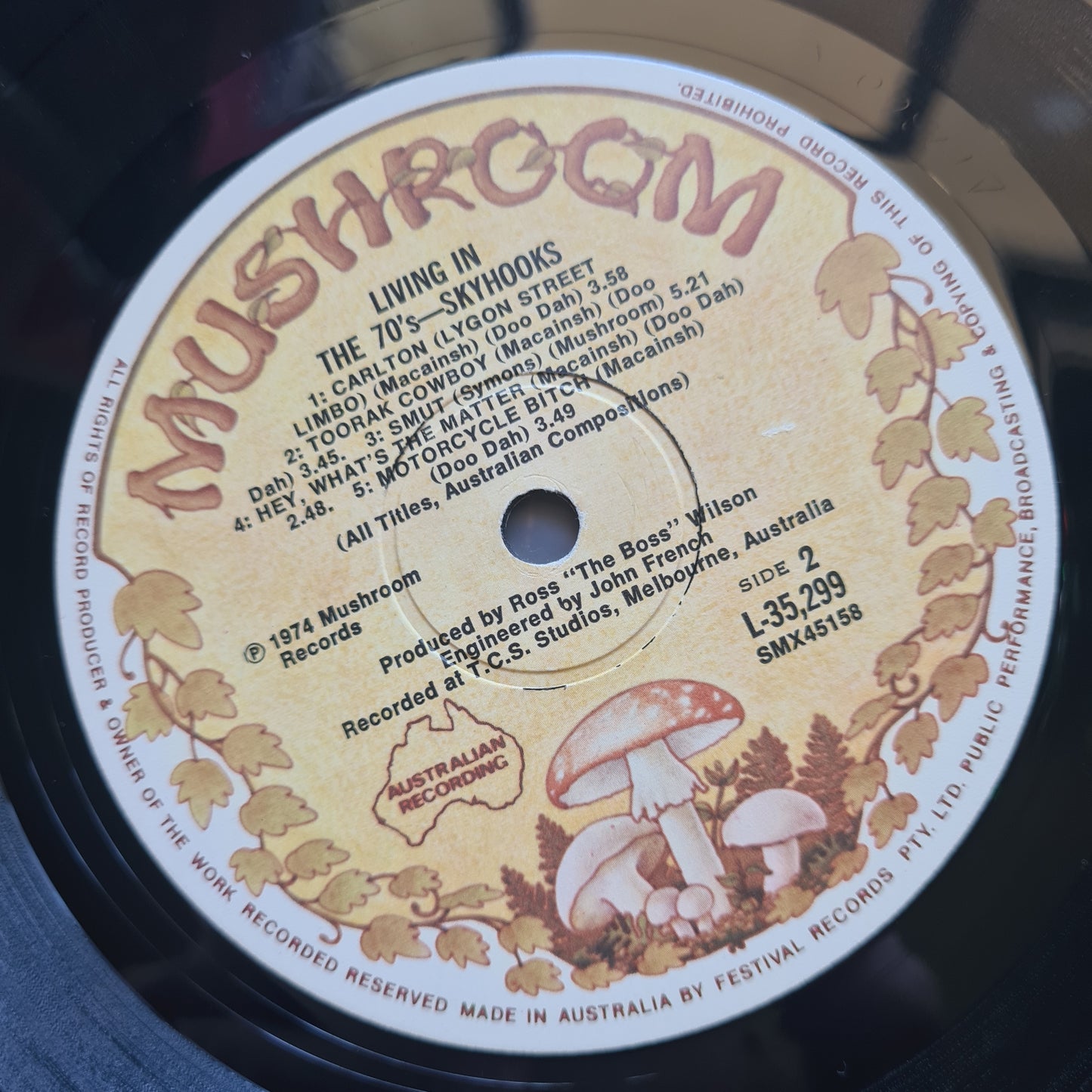 Skyhooks – Living In The 70's - 1974 (2nd Australian pressing) - Vinyl Record LP