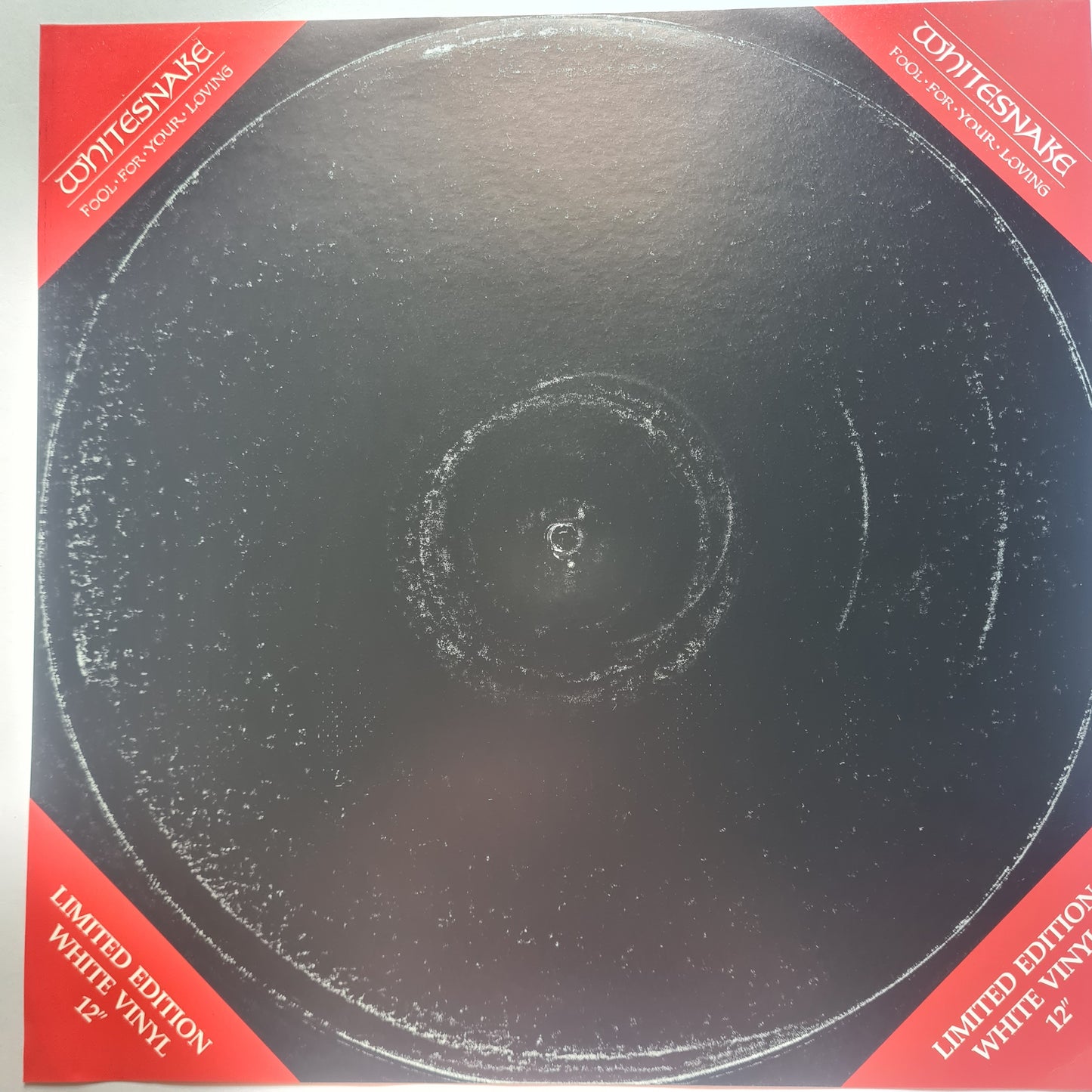 Whitesnake – Fool For Your Loving - 1989 - Vinyl Record (White vinyl Maxi Single)