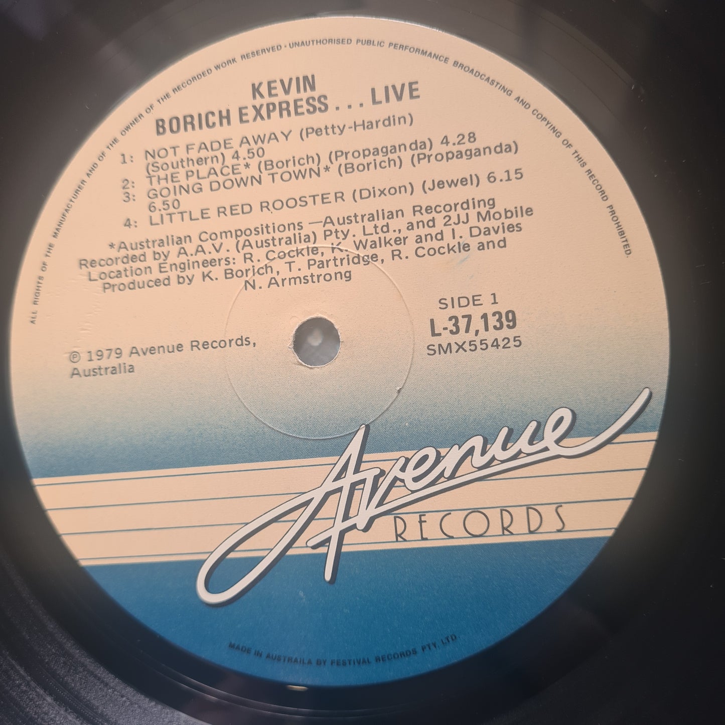 Kevin Borich Express – LIVE! - 1979 - Vinyl Record LP