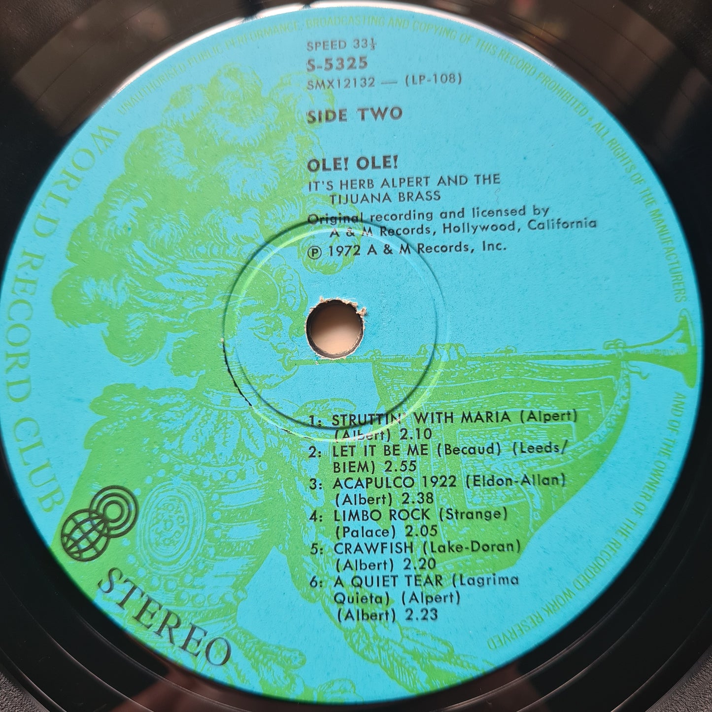 Herb Alpert & The Tijuana Brass – Ole ! Ole ! - 1966 (1973 Australian Pressing) - Vinyl Record LP