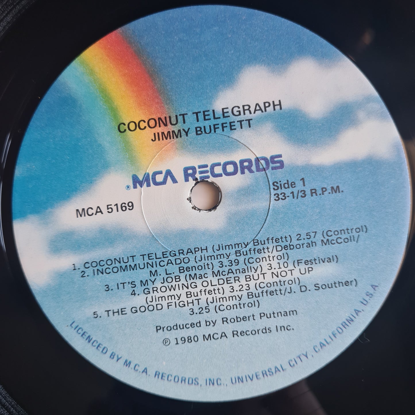 Jimmy Buffett – Coconut Telegraph - 1980 - Vinyl Record LP