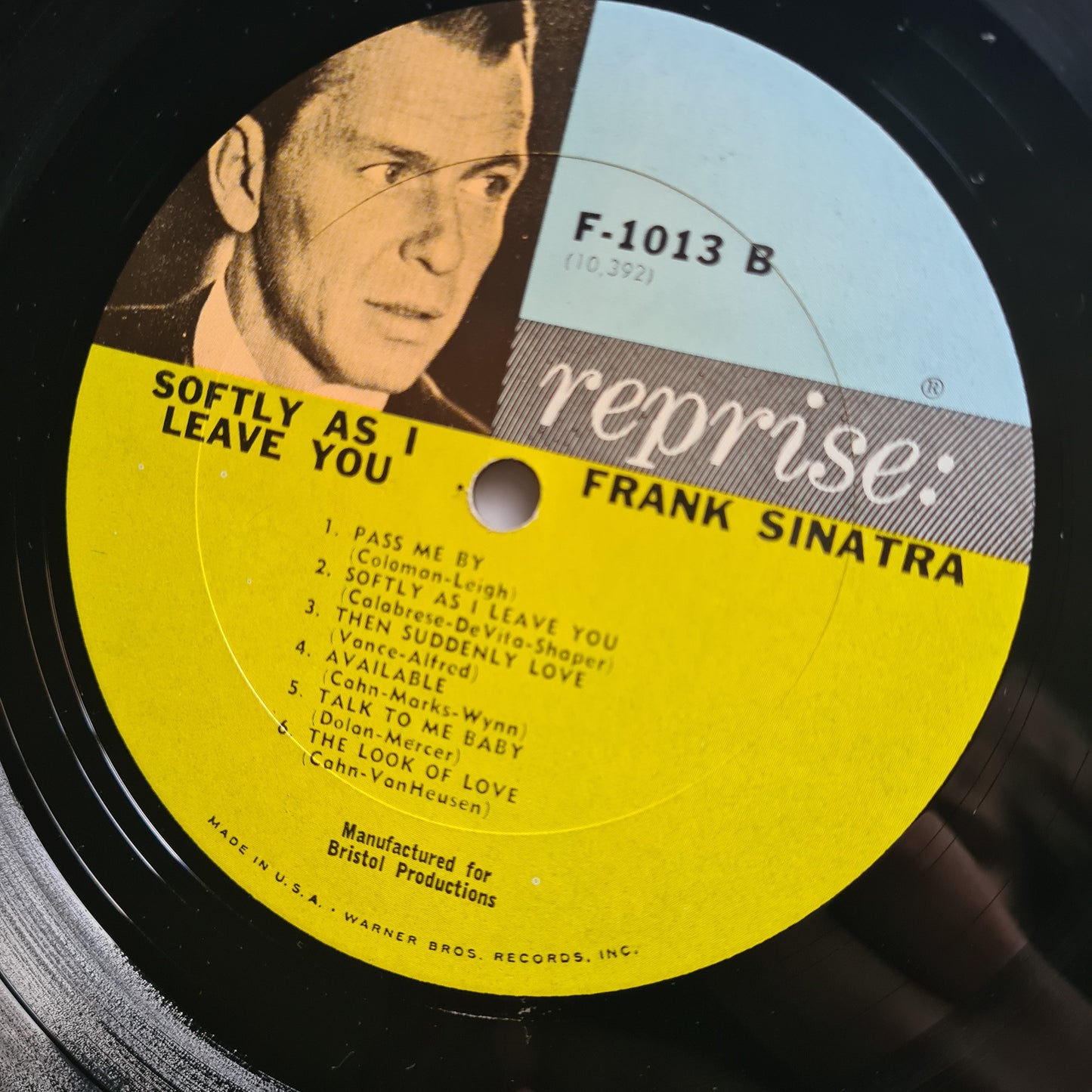 Frank Sinatra – Softly, As I Leave You (MONO) - 1964 - Vinyl Record LP