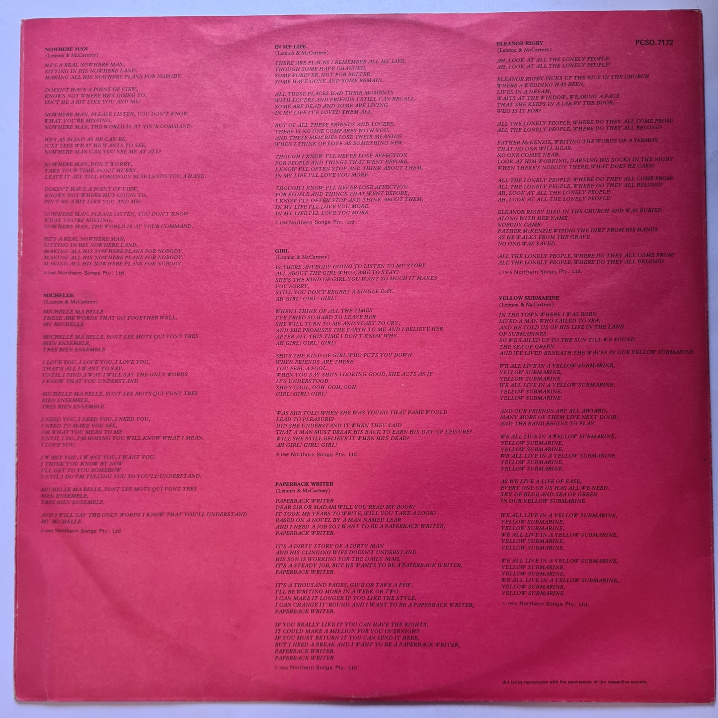 The Beatles – The Beatles 1962-1966 - 1987 (Australian Pressing) - Vinyl Record 2LP