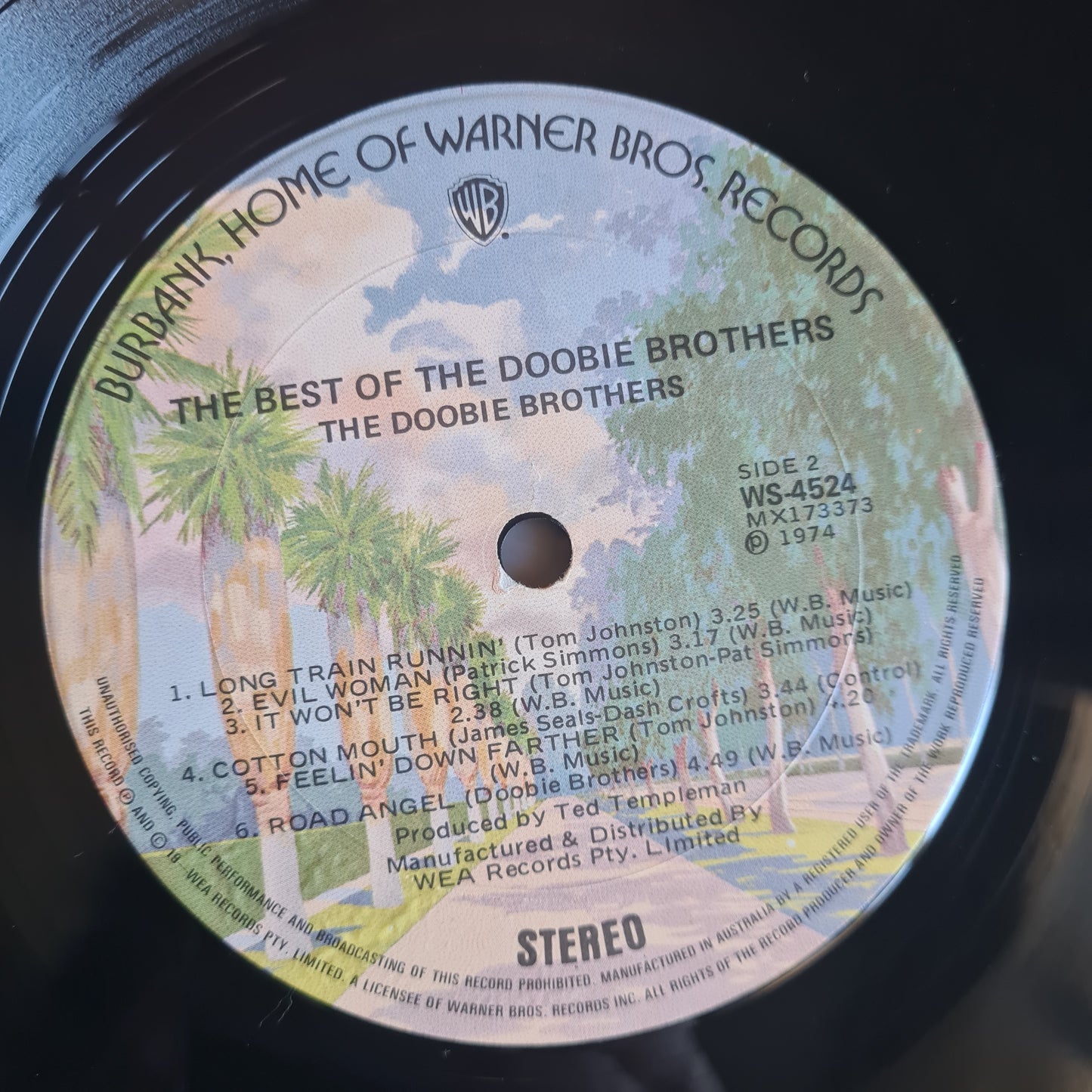 The Doobie Brothers – The Best Of The Doobie Brothers - 1974 - Vinyl Record LP