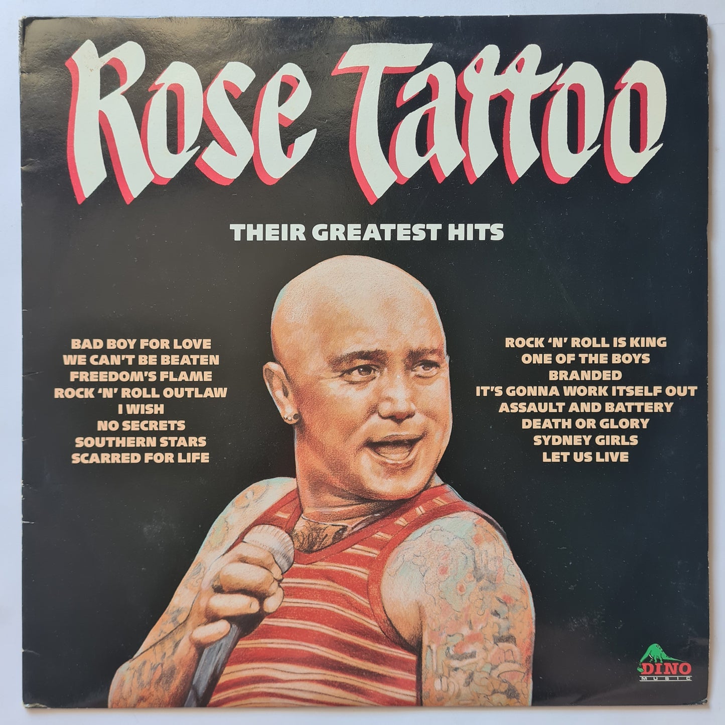 Rose Tattoo – Their Greatest Hits - 1987 - Vinyl Record LP