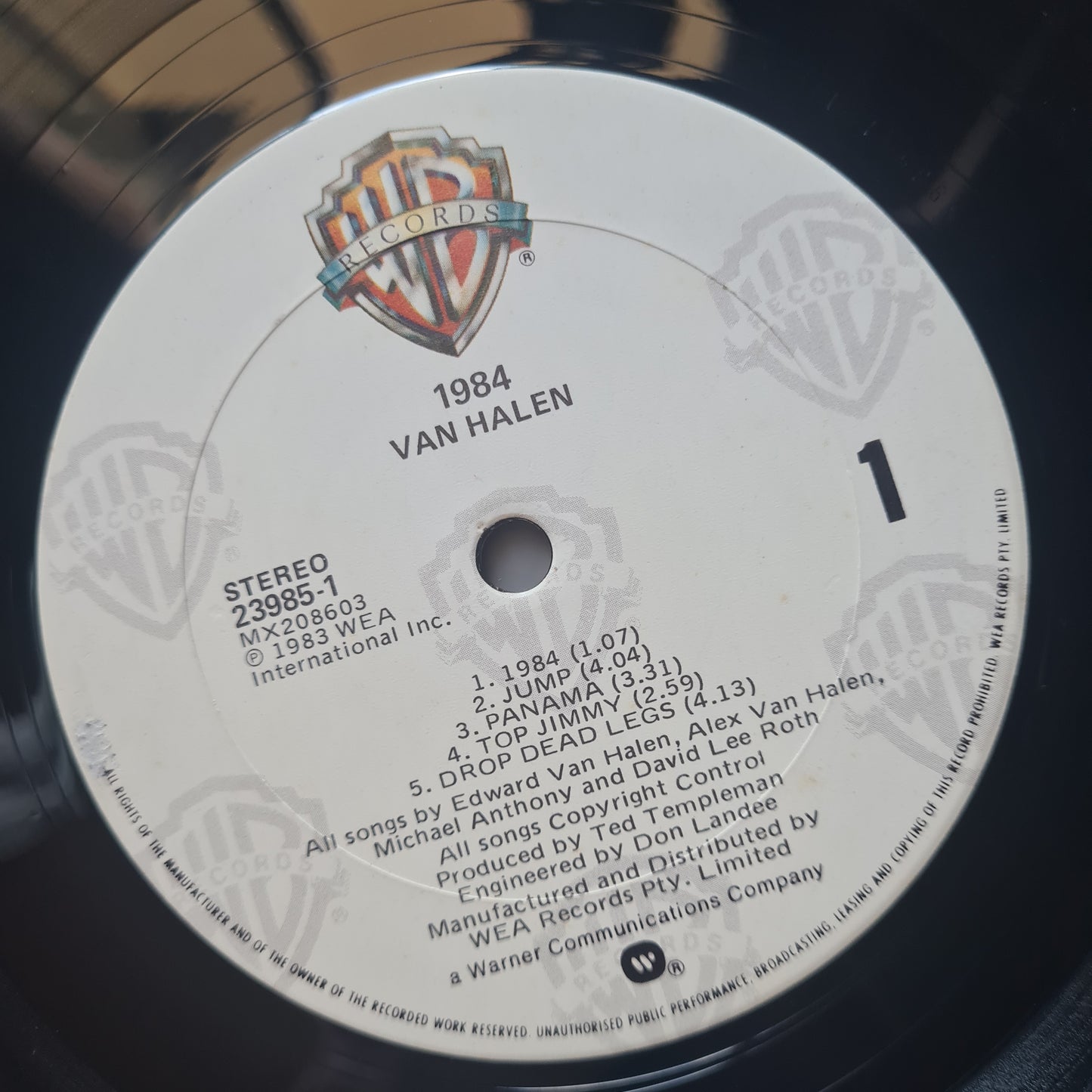 Van Halen – 1984 - 1984 (Australian Pressing) - Vinyl Record LP