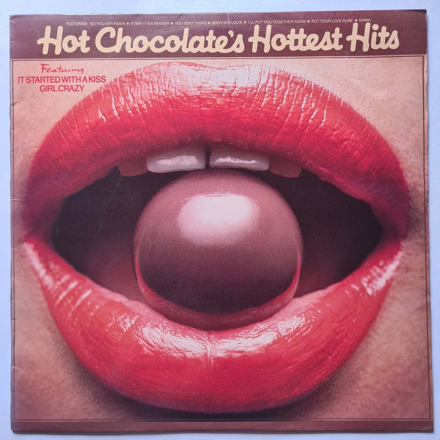 Hot Chocolate – Hot Chocolate's Hottest Hits - 1982 - Vinyl Record LP