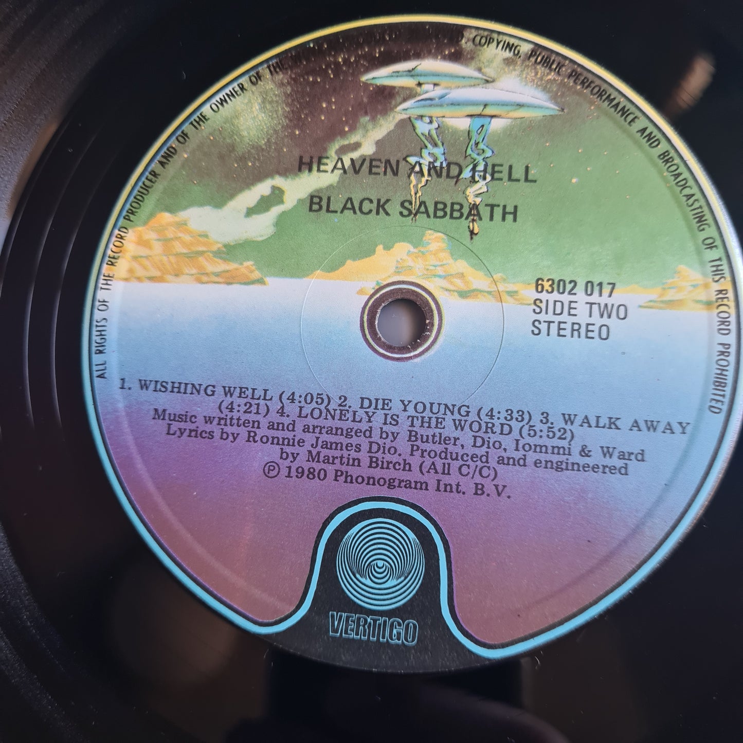 Black Sabbath – Heaven & Hell - 1980 - Vinyl Record LP (near mint)