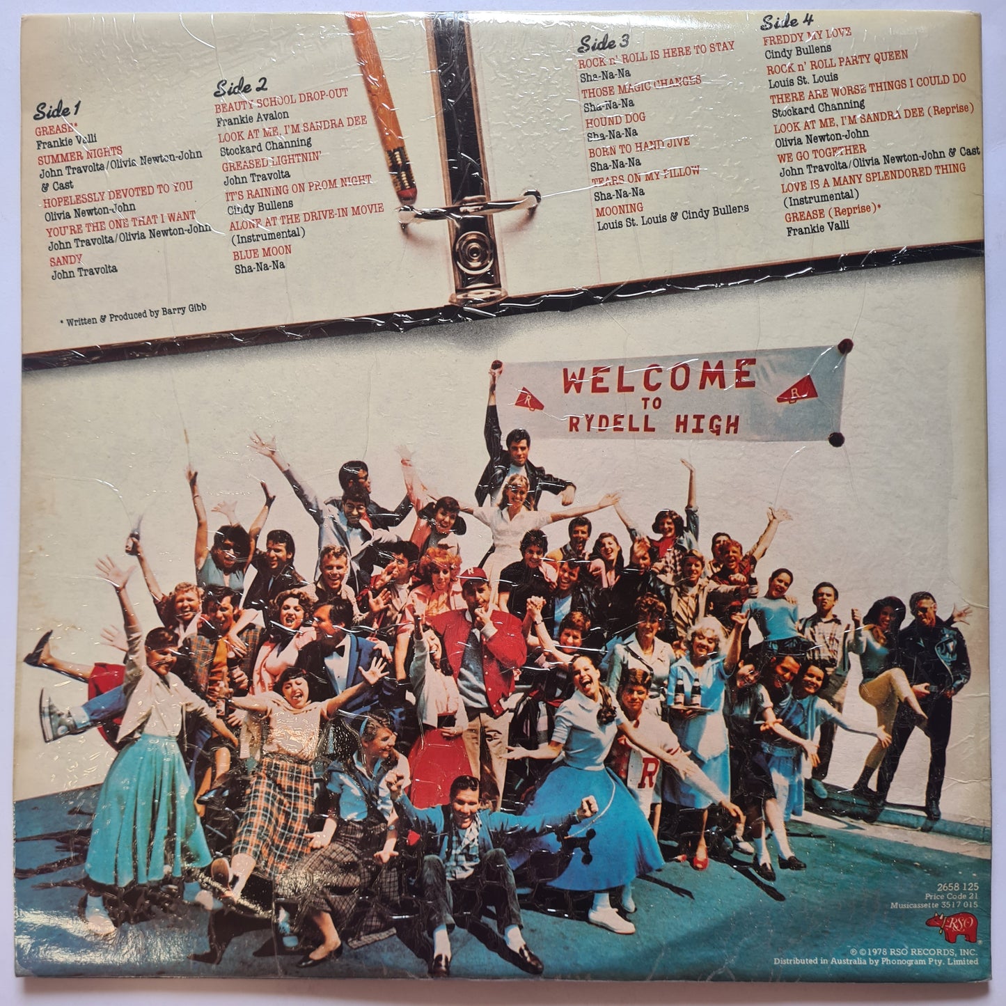 Grease – Original Soundtrack From The Motion Picture - 1978 (2LP Gatefold) - Vinyl Record