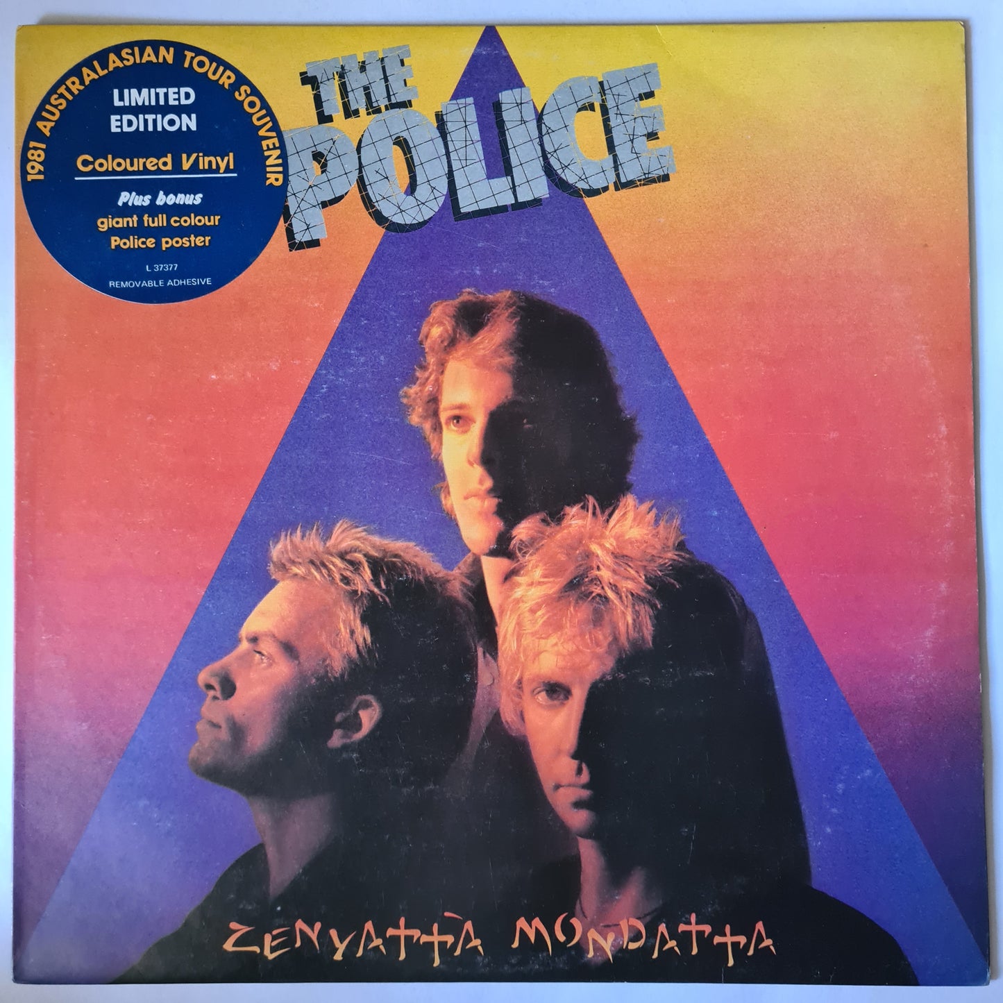 The Police – Zenyatta Mondatta - 1980 (1981 Green Translucent Australian Pressing) - Vinyl Record LP