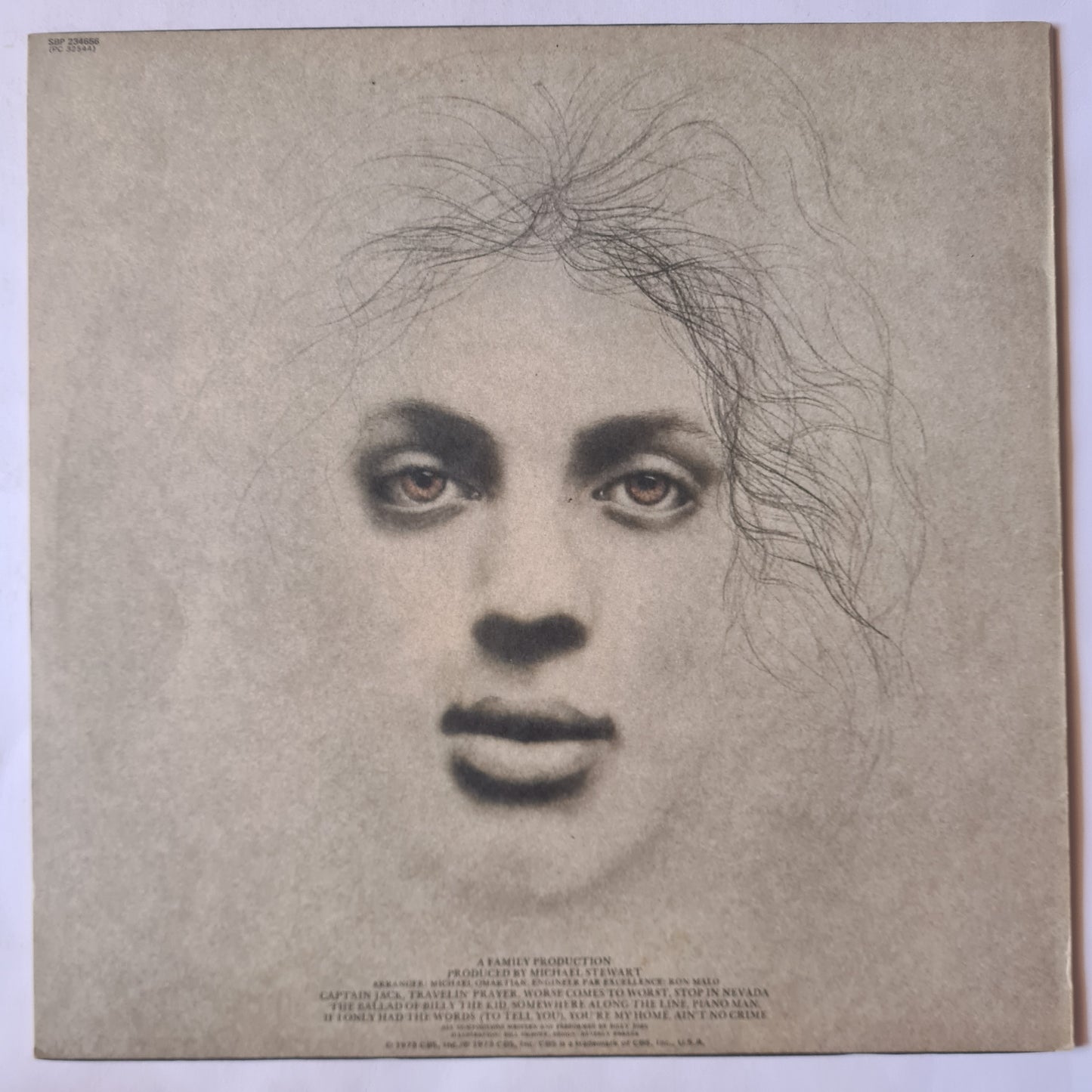Billy Joel – Piano Man - 1973 - Vinyl Record LP