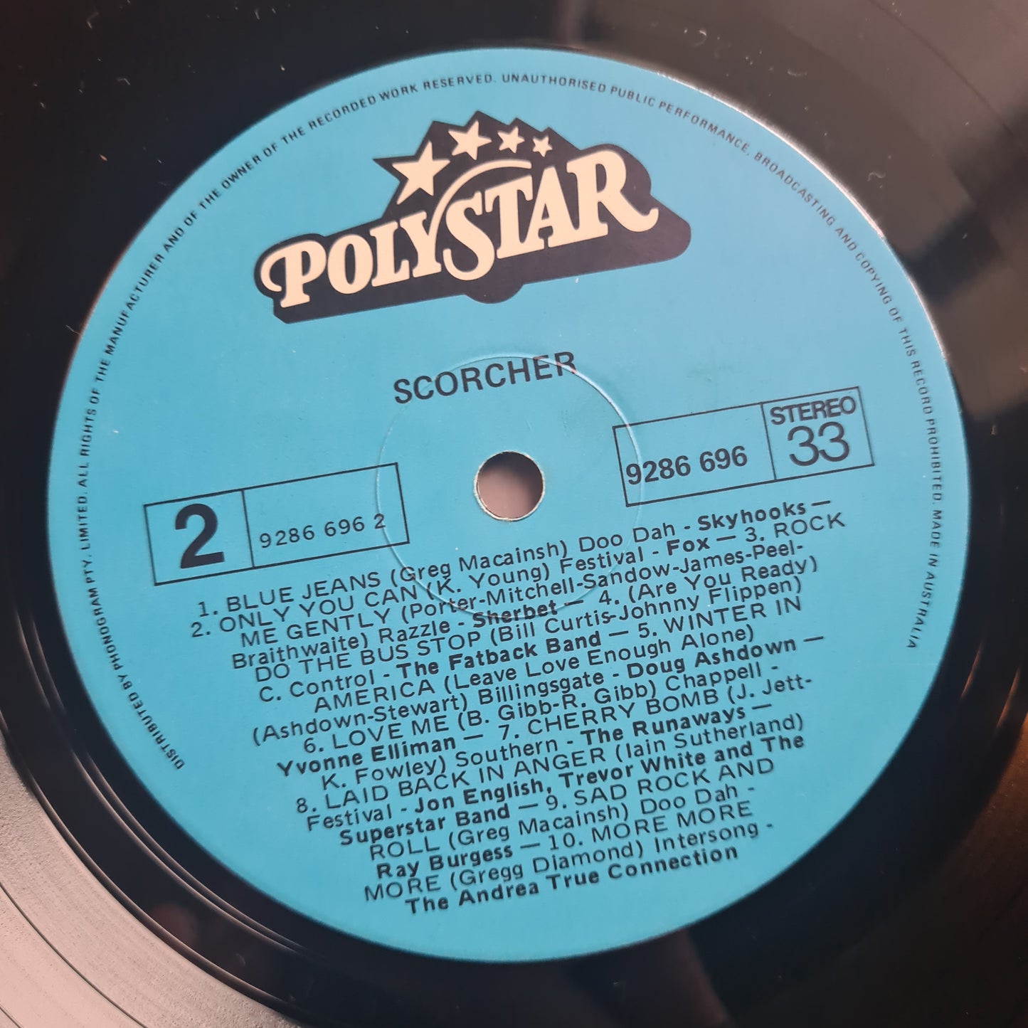 Various Artists – Scorcher - 1977 - Vinyl Record LP