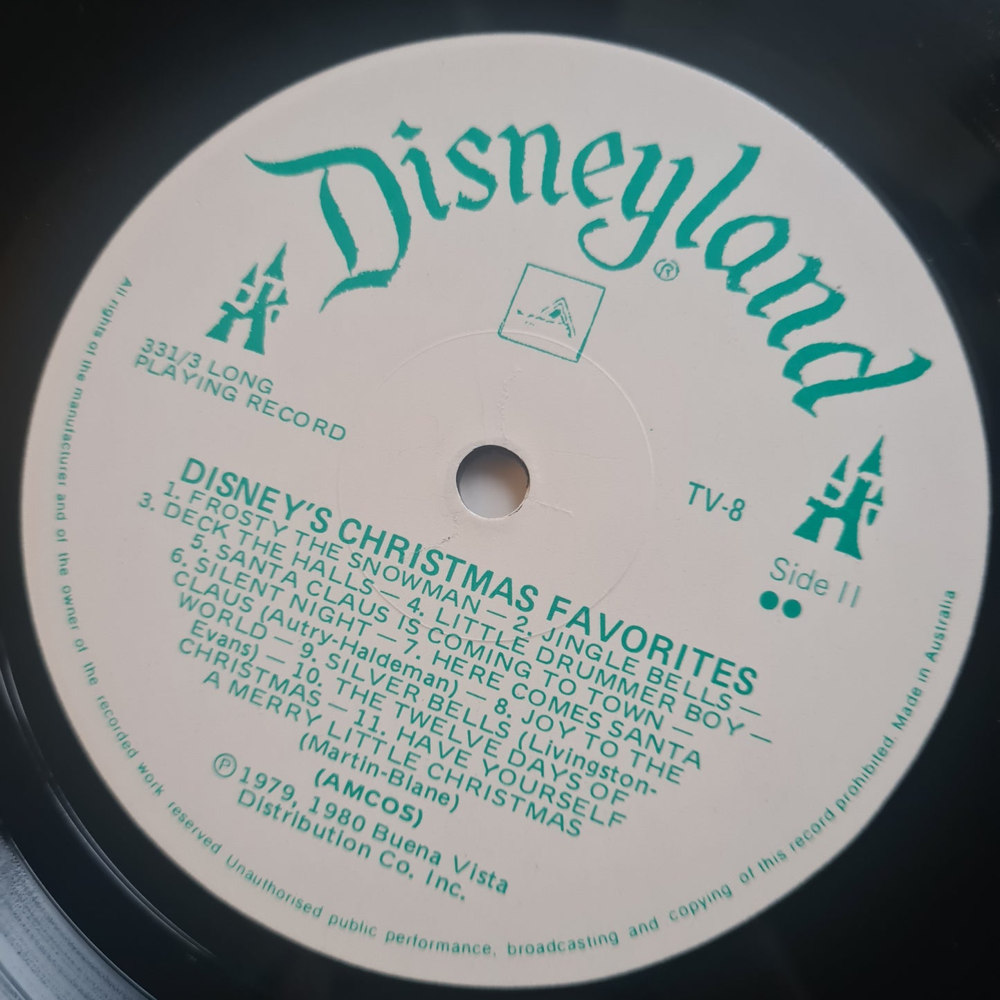 Various, The Disneyland Children's Sing-Along Chorus – Disney's Christmas All-Time Favorites - 1980 - Vinyl Record LP