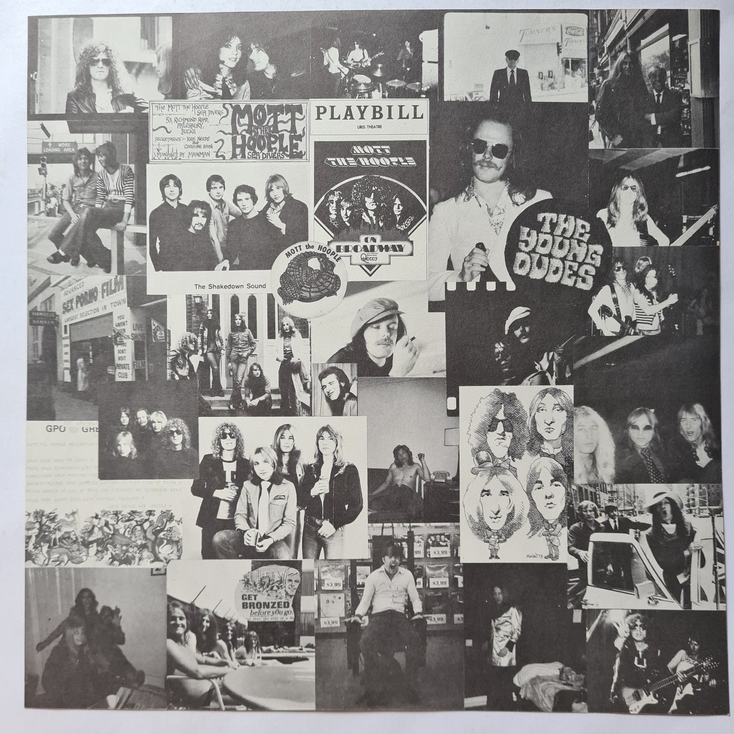 Mott The Hoople – Greatest Hits - 1976 - Vinyl Record LP